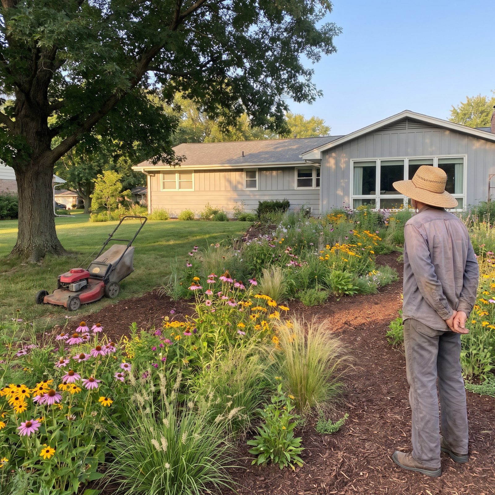 Mowing a Huge Lawn Every Week