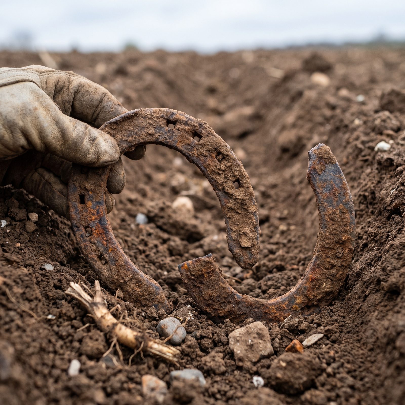 Ox Shoes: The Two-Part Hoof Plates Hiding in Old Farm Fields