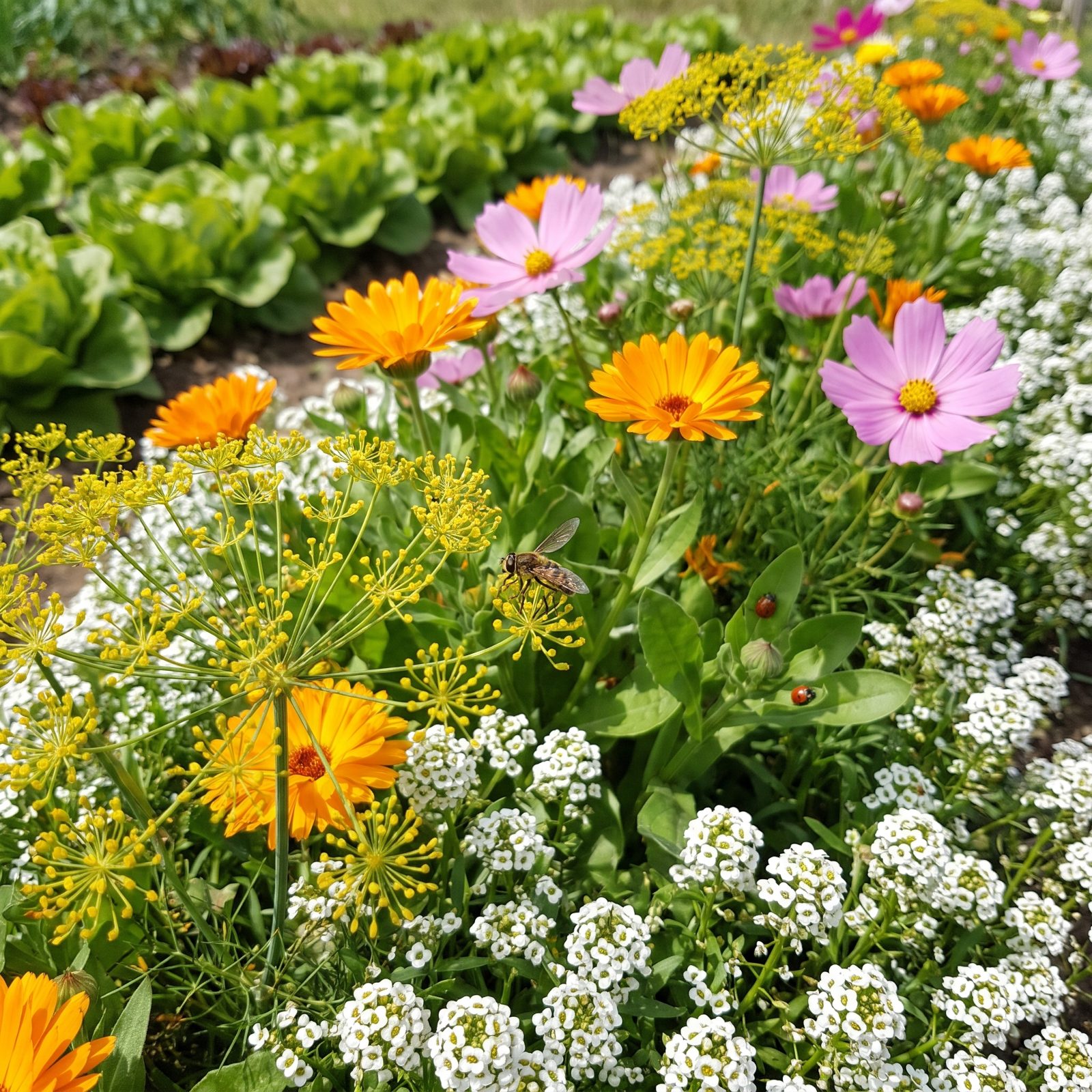 Pack In Flower Strips to Hire an Insect Army