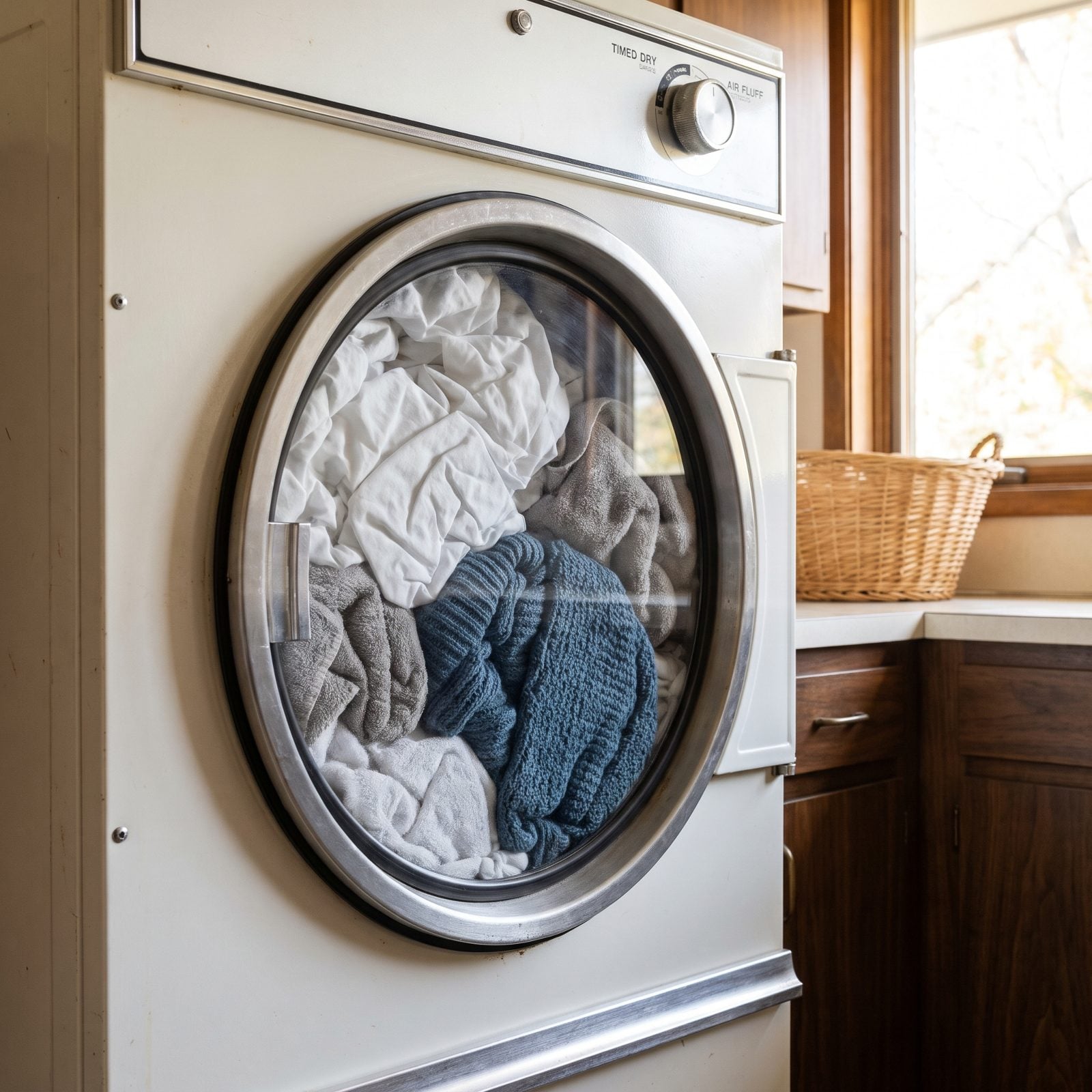 Packing the Dryer Too Full for Fabrics to Tumble
