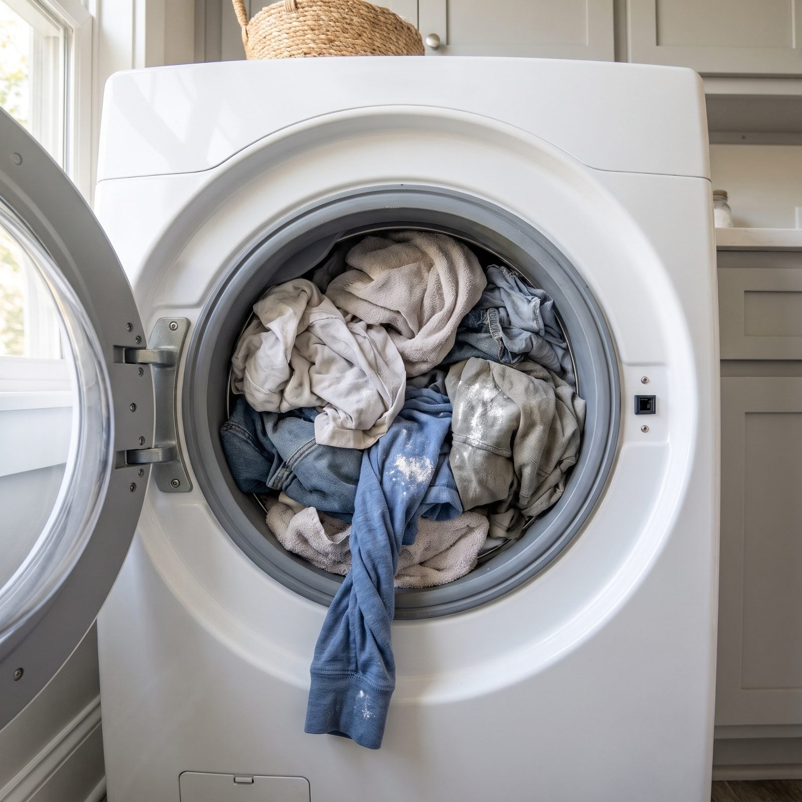 Packing the Washer Too Tightly for Clothes to Move