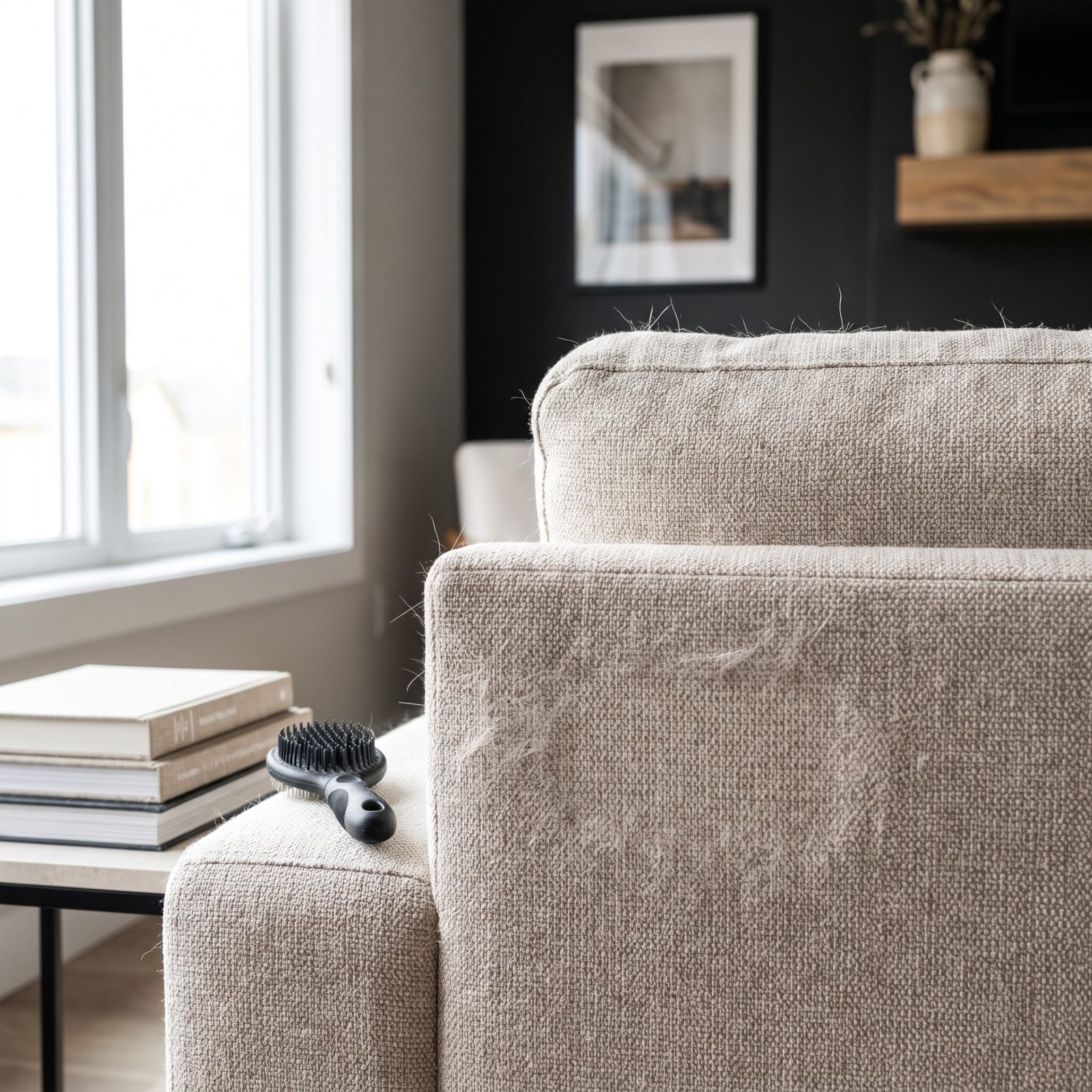 Pet Hair Woven Deep Into Rugs and Upholstery