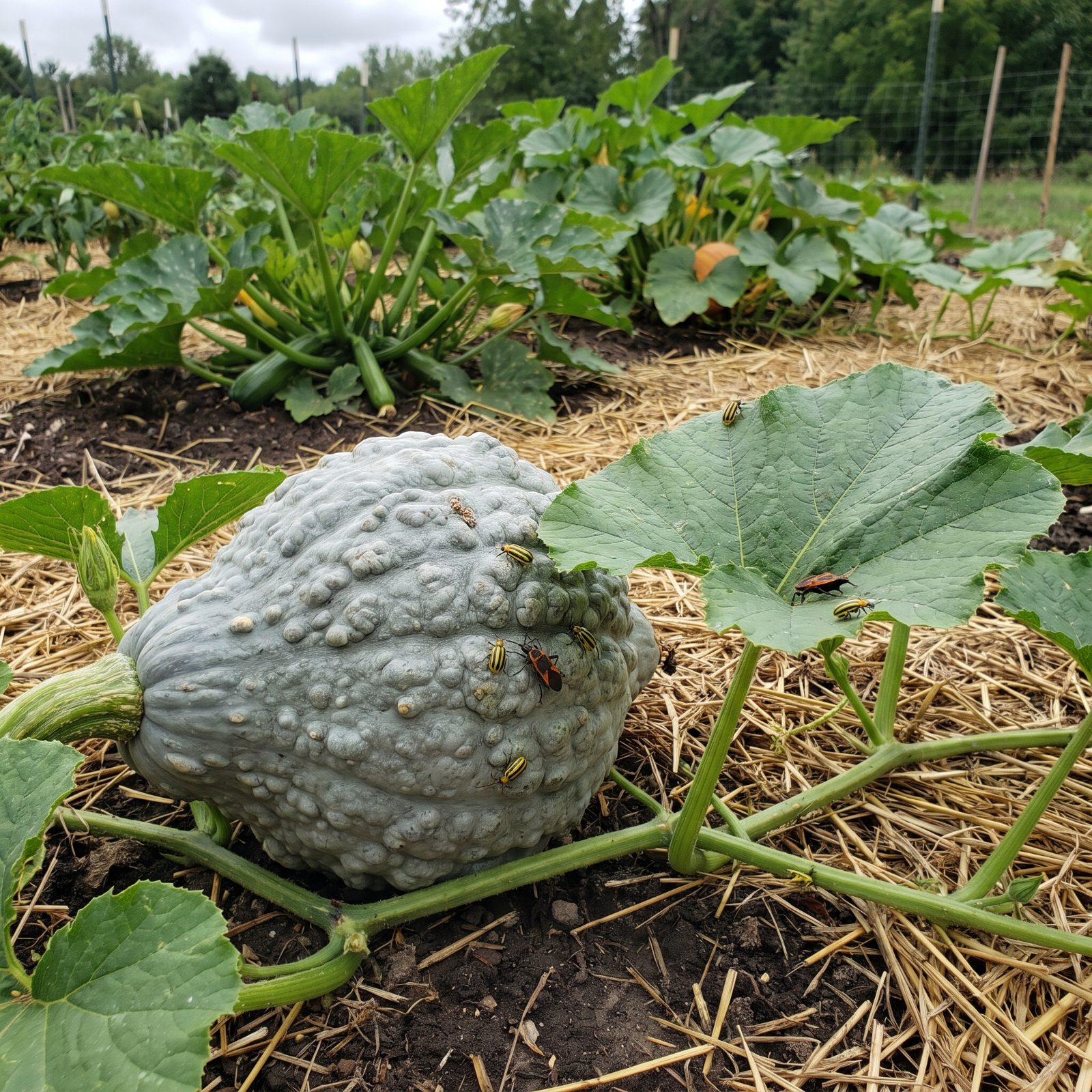 Plant Blue Hubbard Squash as a Trap Crop for Squash Pests