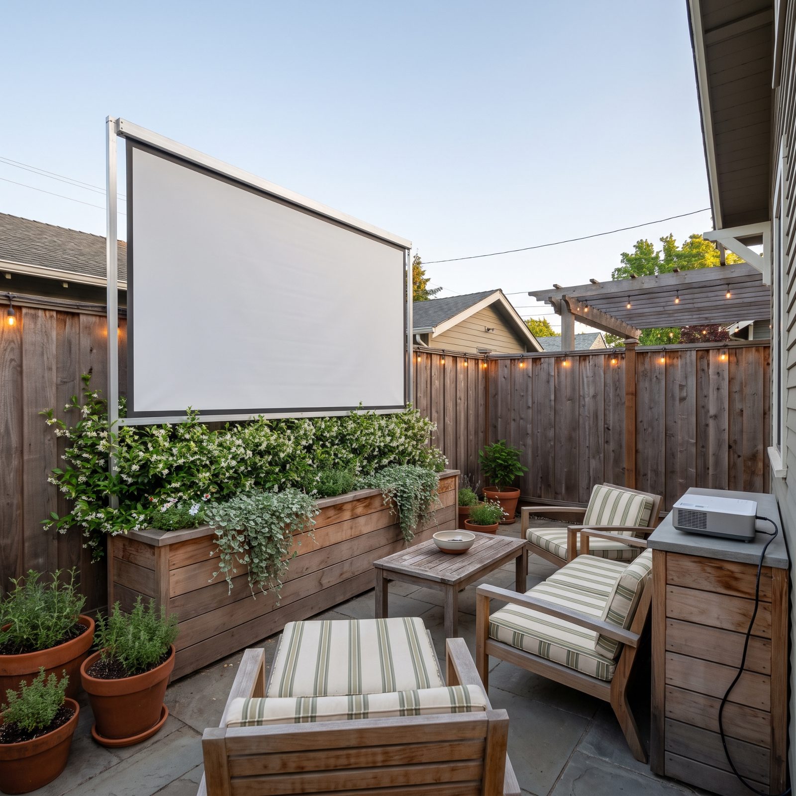 The Planter That Unrolls Into a Movie Screen