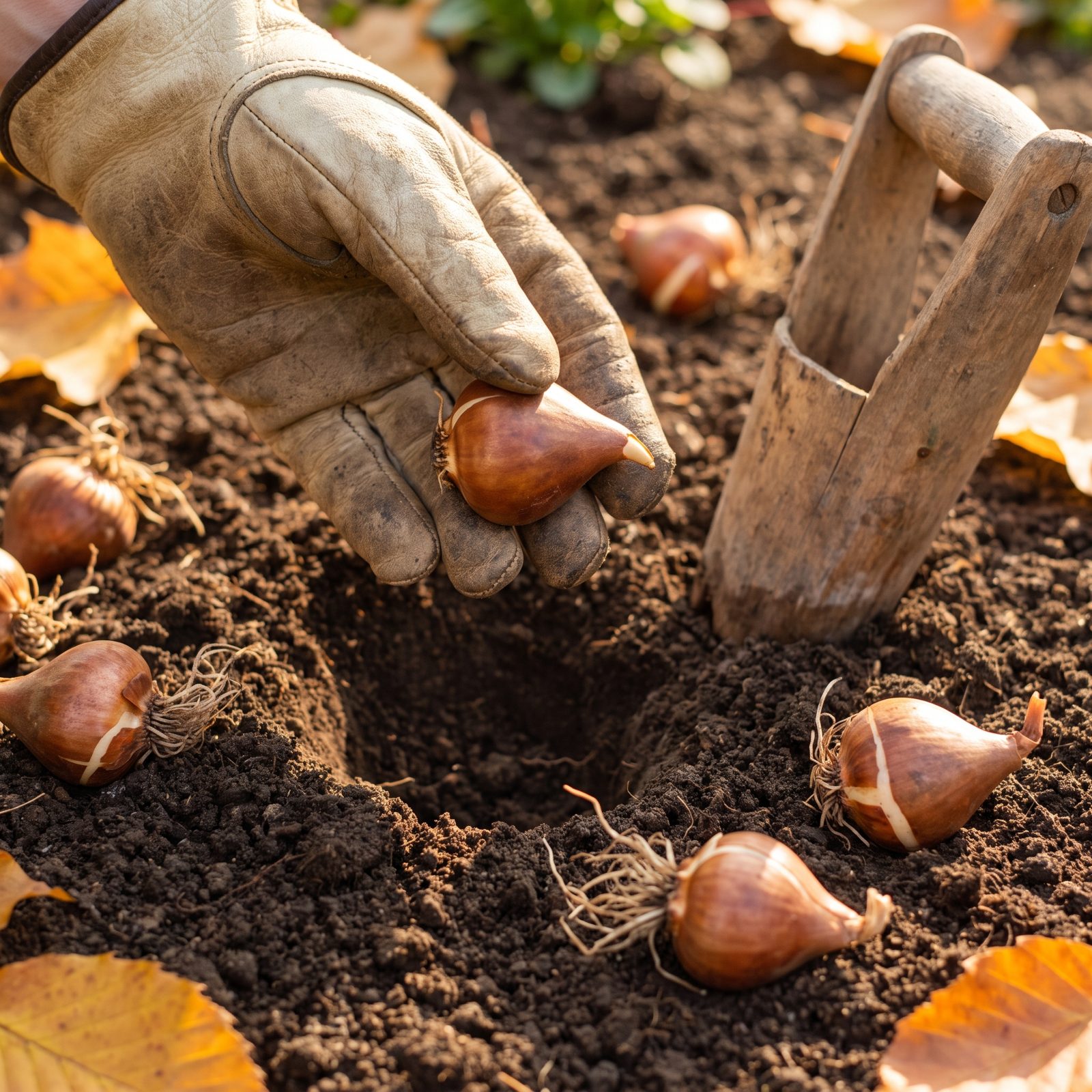 Planting the Bulb Pointy-Side Down