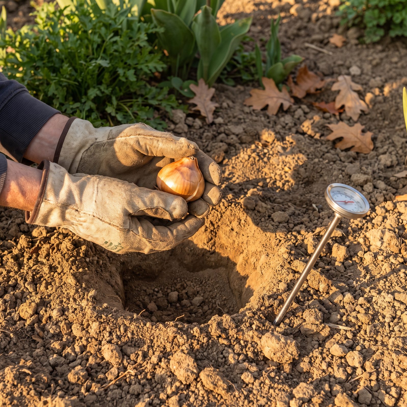 Planting Bulbs Too Early in Warm Soil