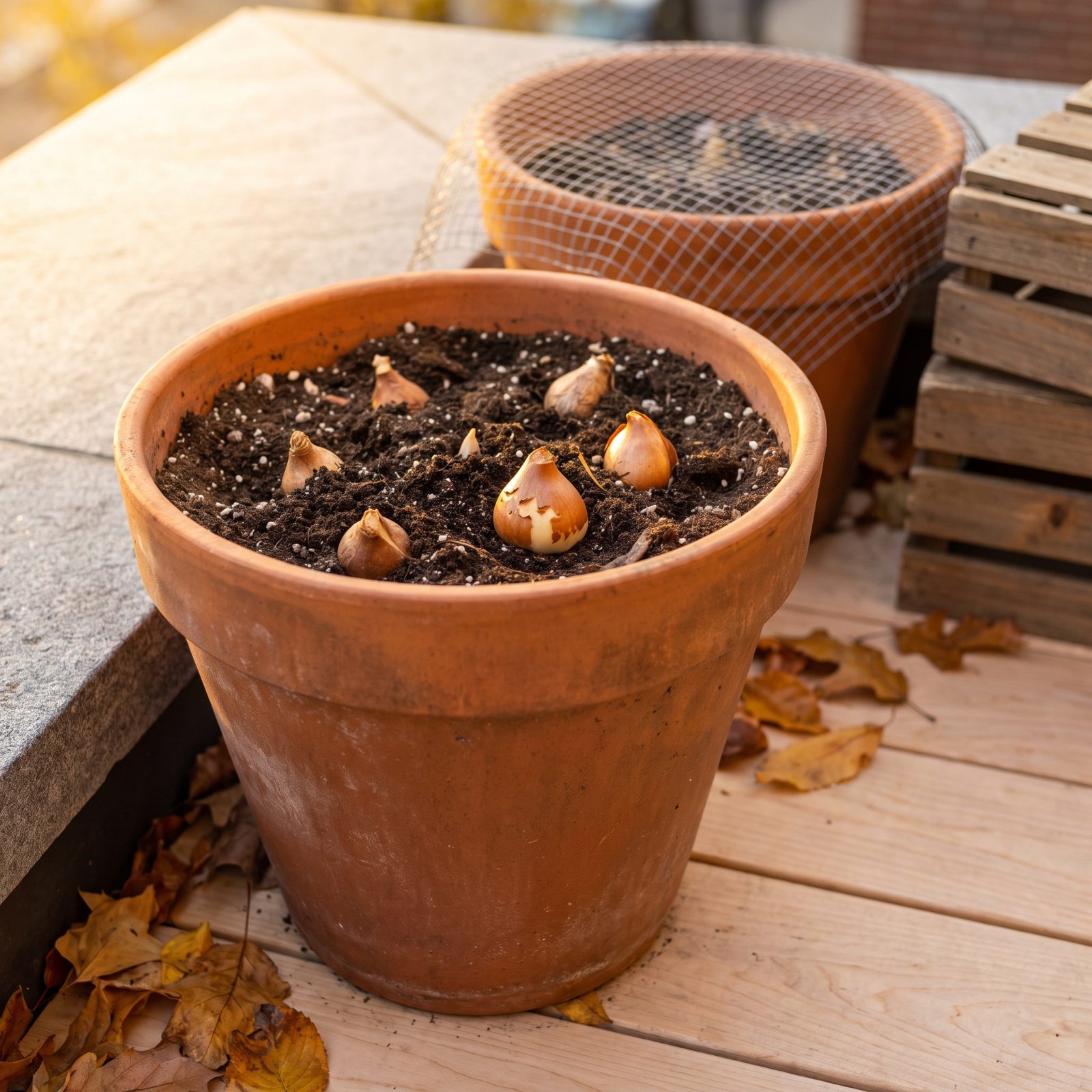 Planting Rodent Candy in Containers Left Wide Open