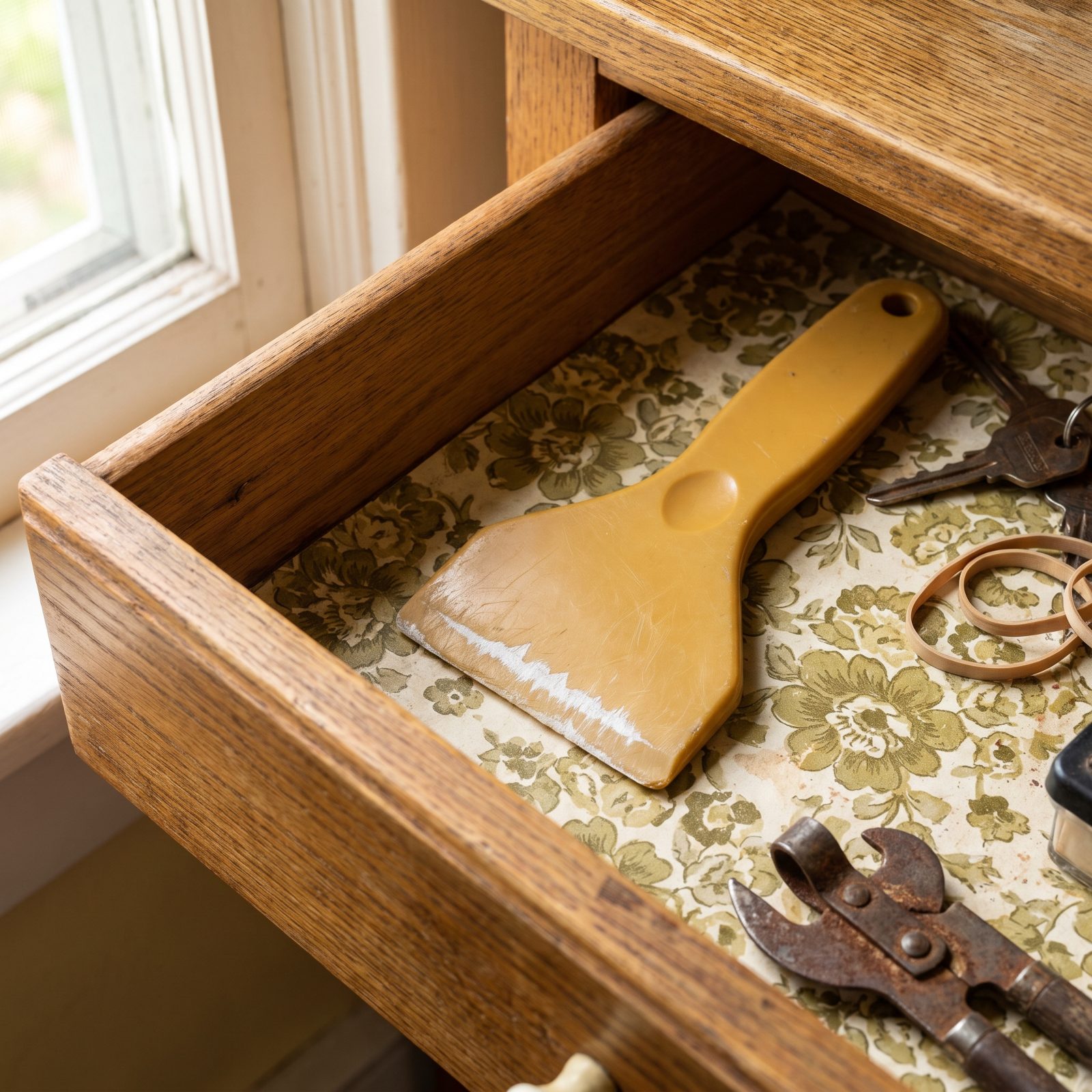 A Plastic Freezer Defrost Scraper From the Era Before Frost-Free Models