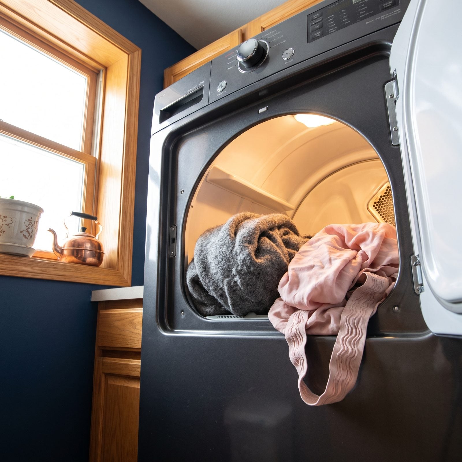Putting Wool, Rayon, Bras or Elastic Garments in a Hot Dryer