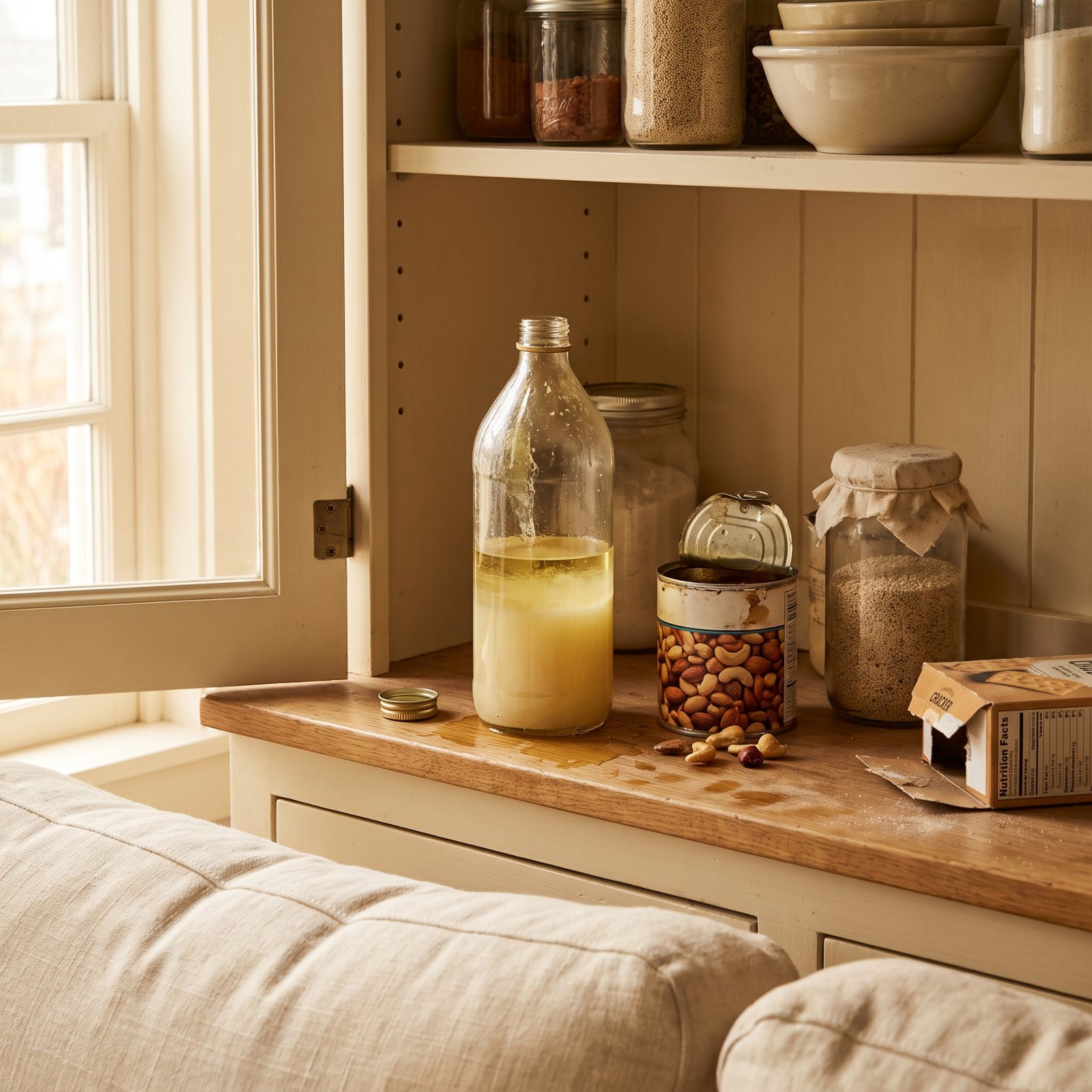 Rancid Cooking Oil Going Off at the Back of the Pantry