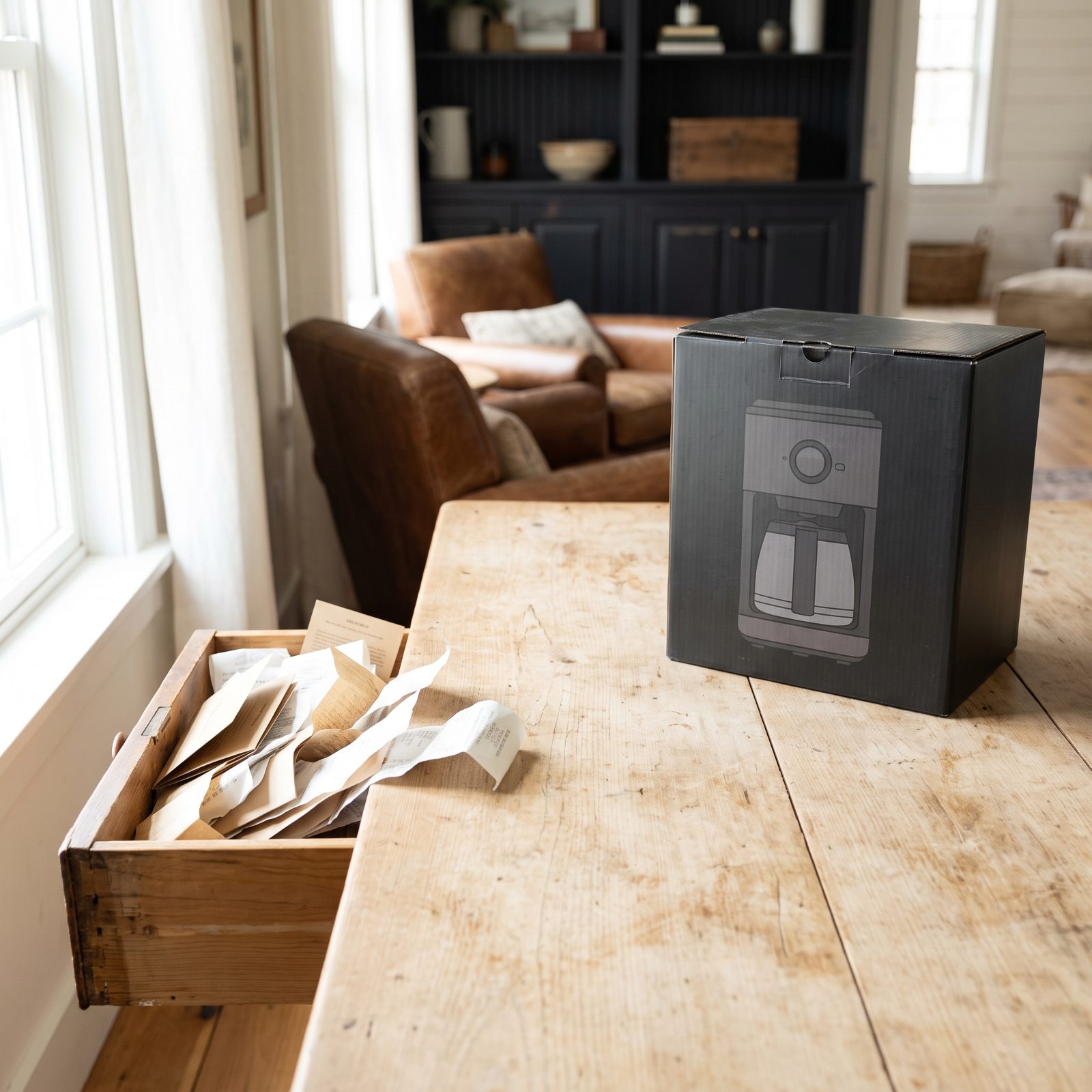 Receipts and Warranties Filed Far From the Thing They Prove