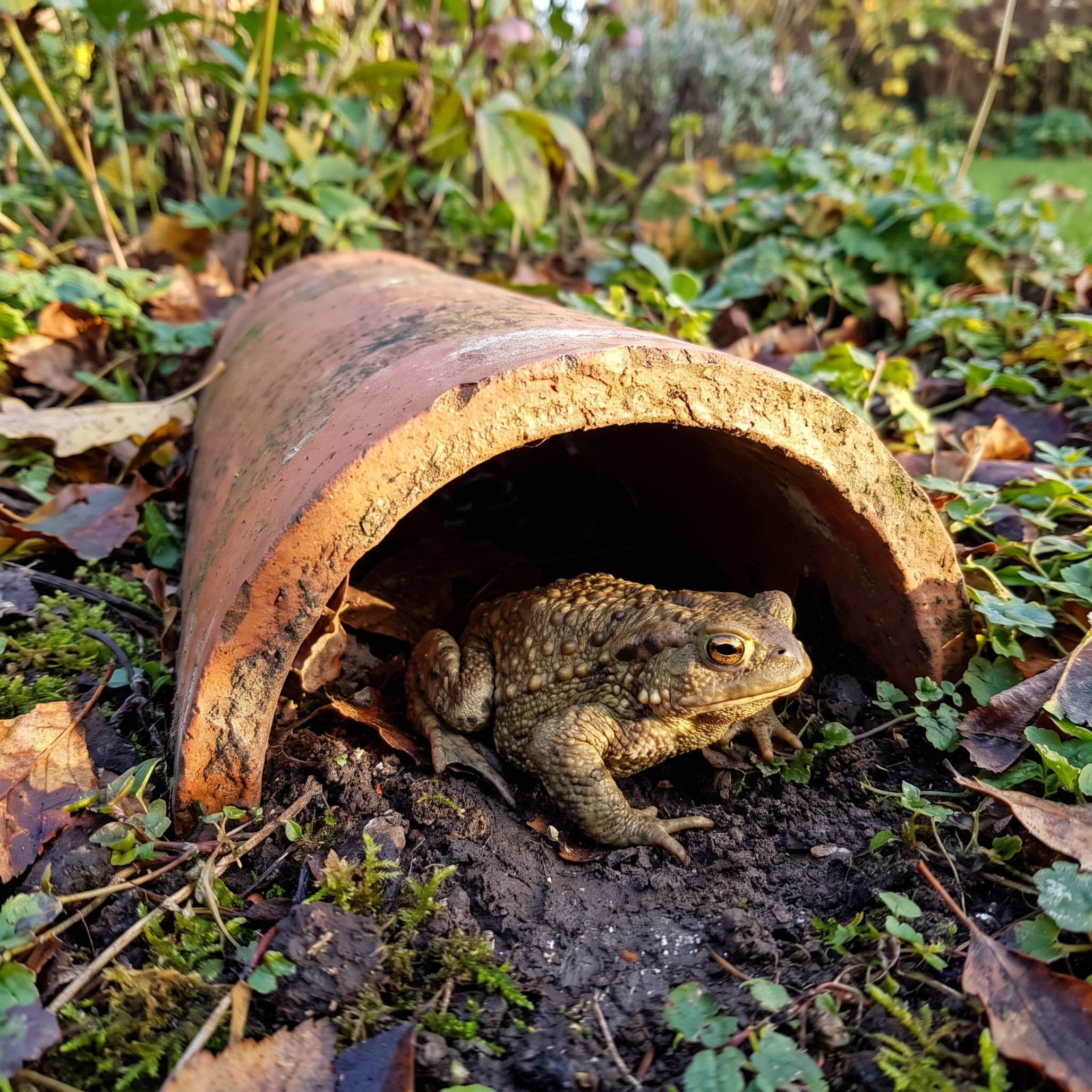 A Roof-Tile Toad Shelter for Natural Pest Control