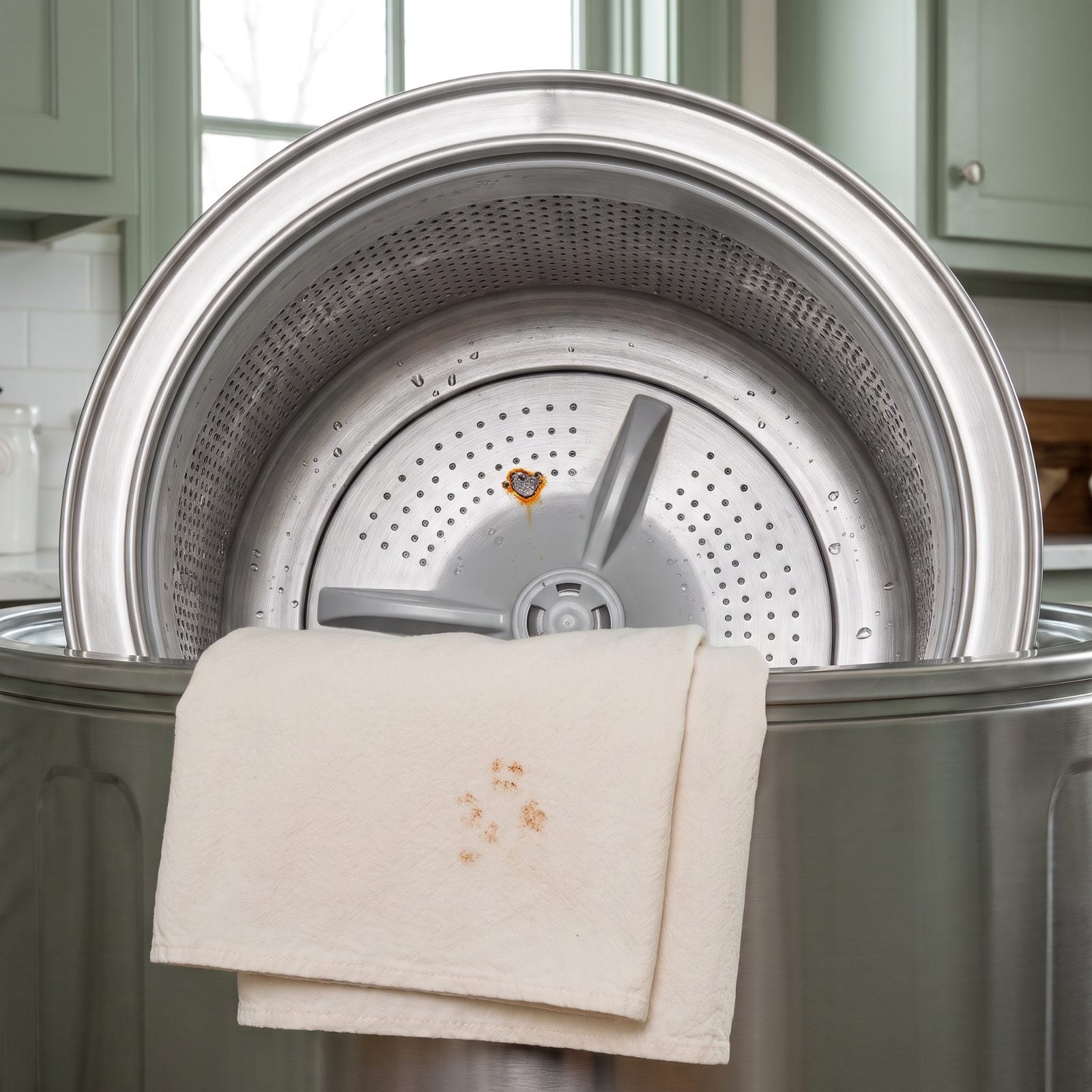 Running Loads in a Washer With a Rusted or Chipped Drum
