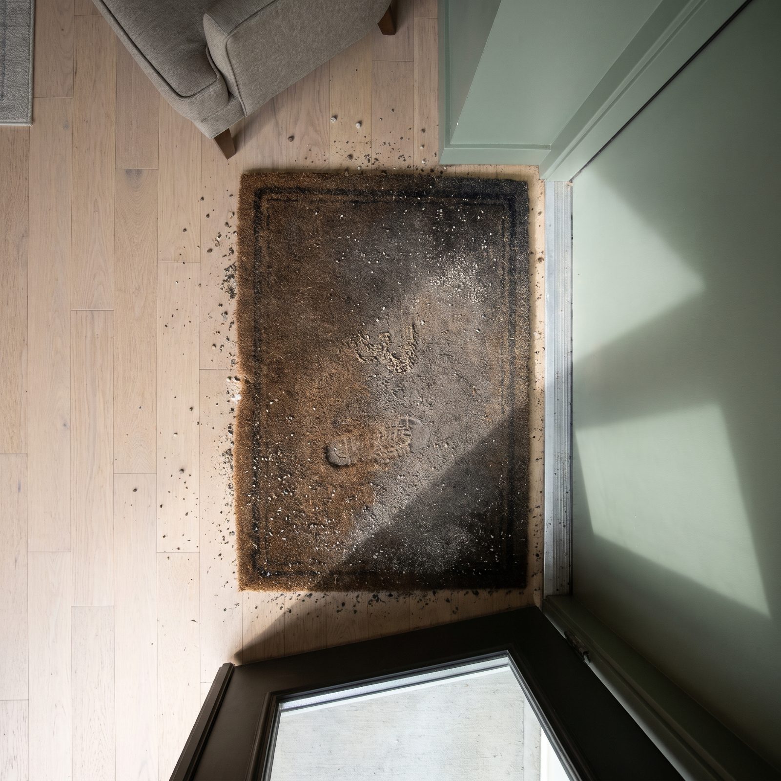 A Saturated Entry Mat Predicts Dirt Throughout the House