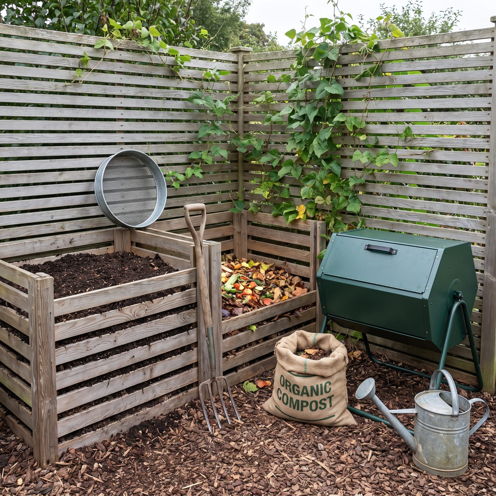 Screened Compost Stations