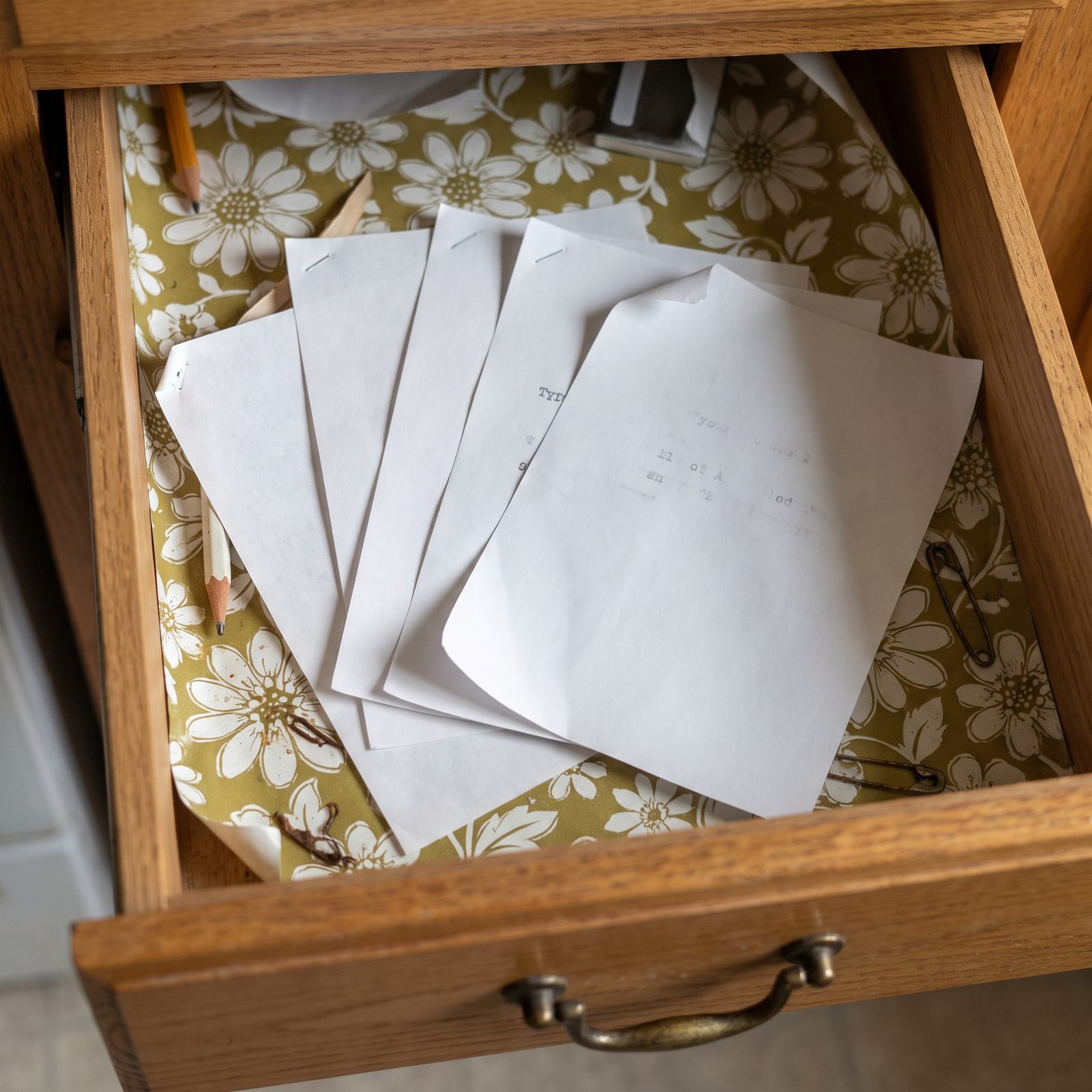 Sheets of Typewriter Correction Paper for Fixing Household Correspondence