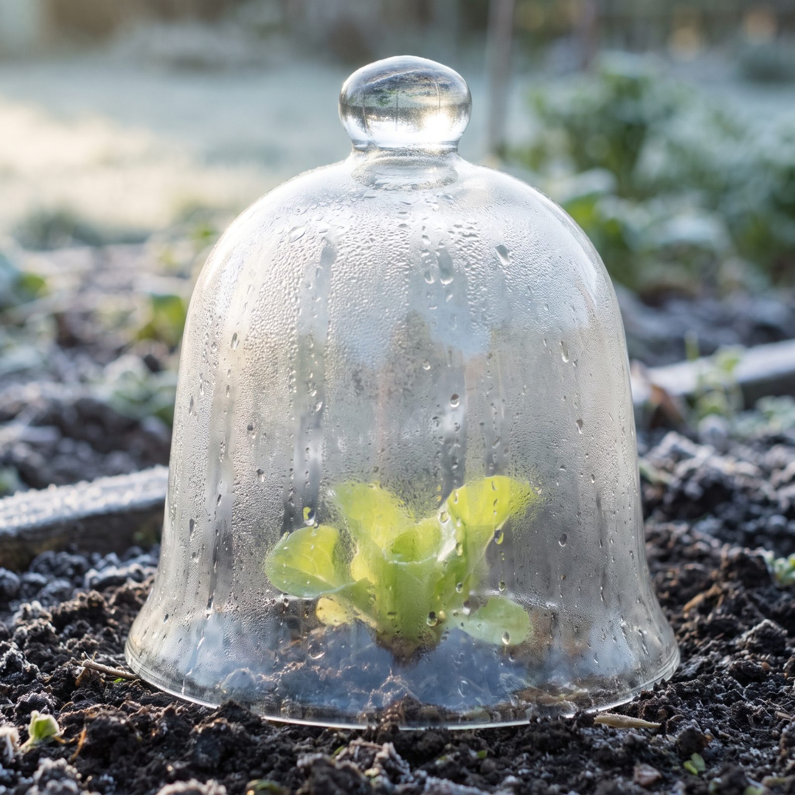 Shelter Tender Plants With Bell Jars or Glass Cloches