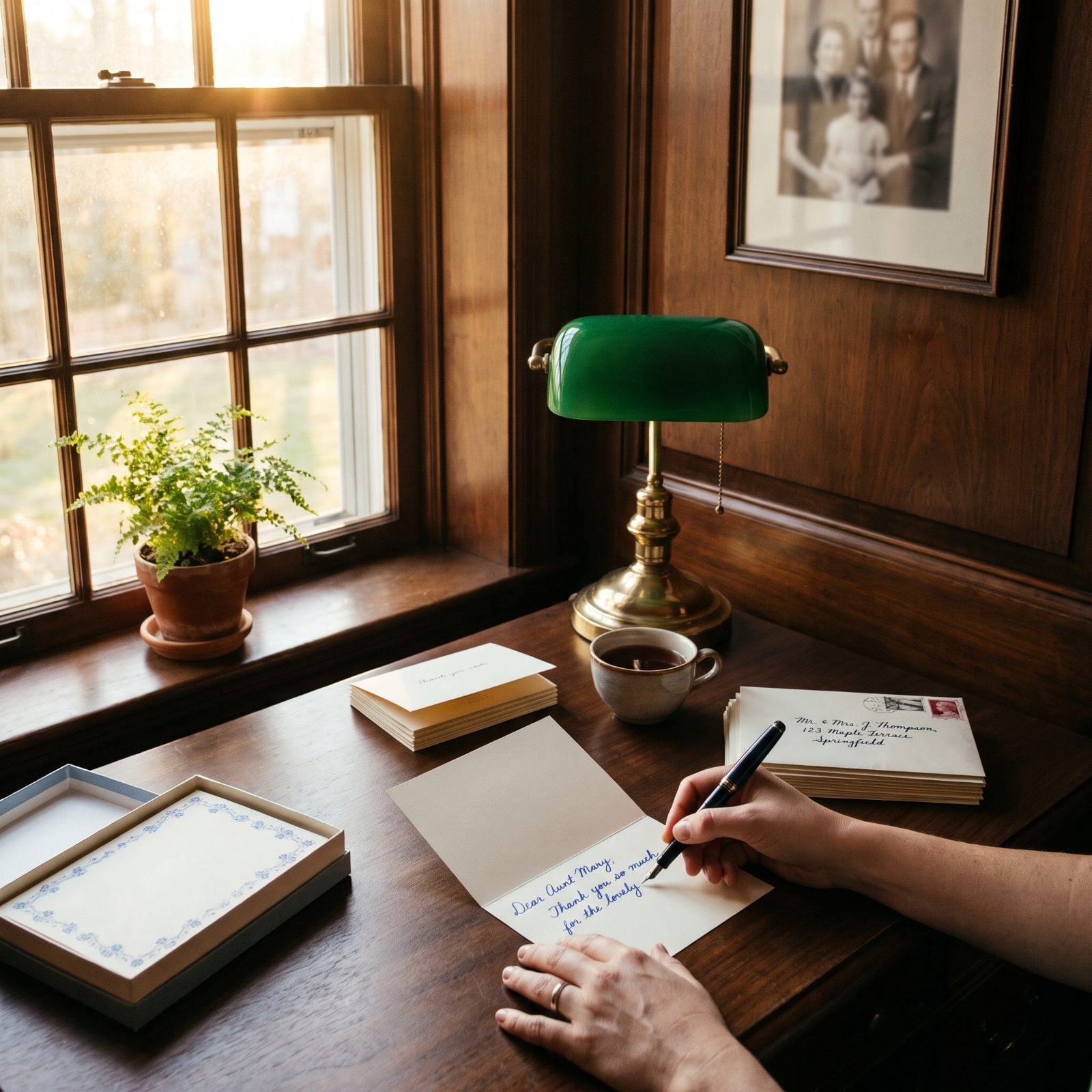 Sitting Down to Write a Real Thank-You Note