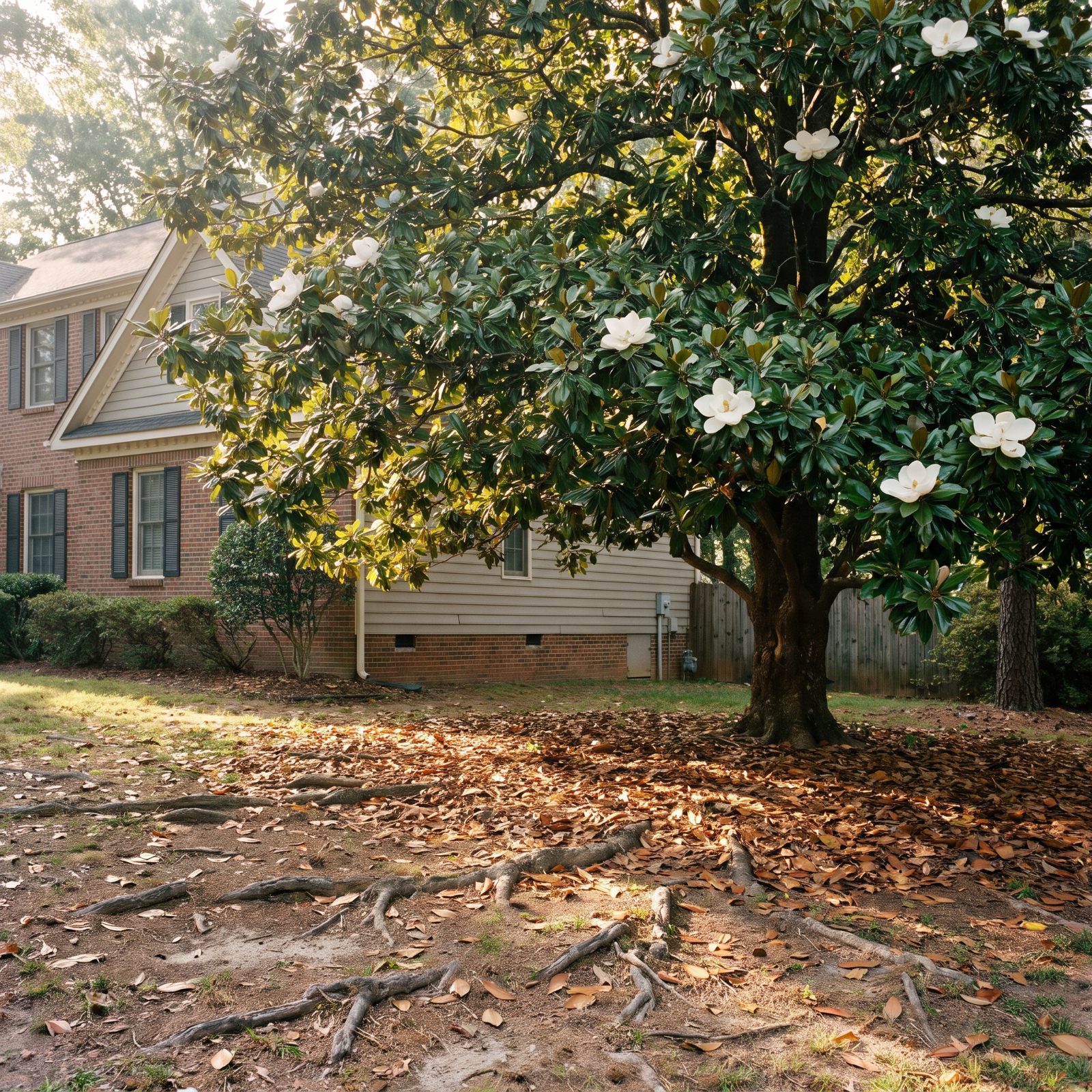 Southern Magnolia: Glossy and Grand, With Roots That Run Four Times the Canopy