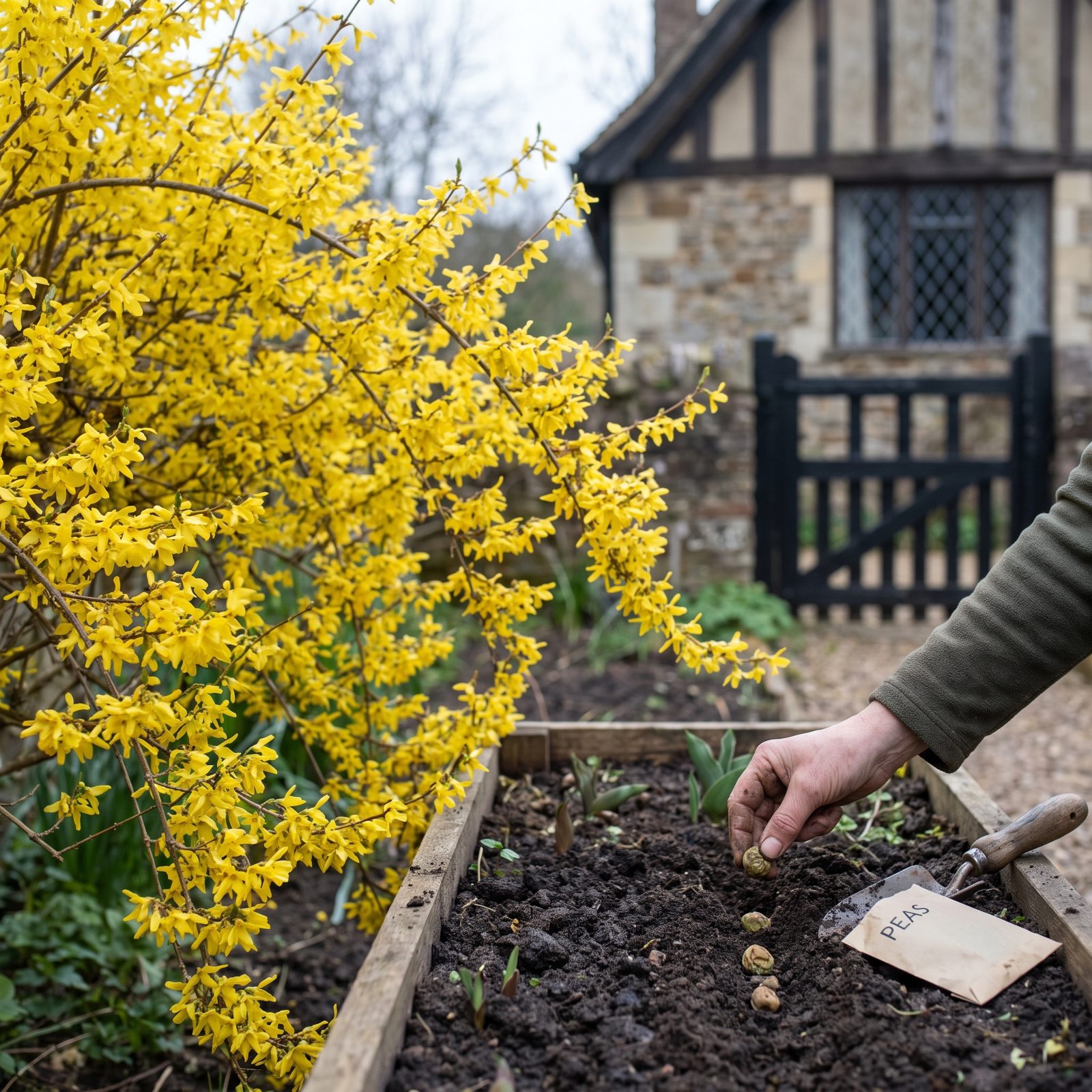 Sow Peas When Forsythia Blooms Instead of Trusting the Calendar