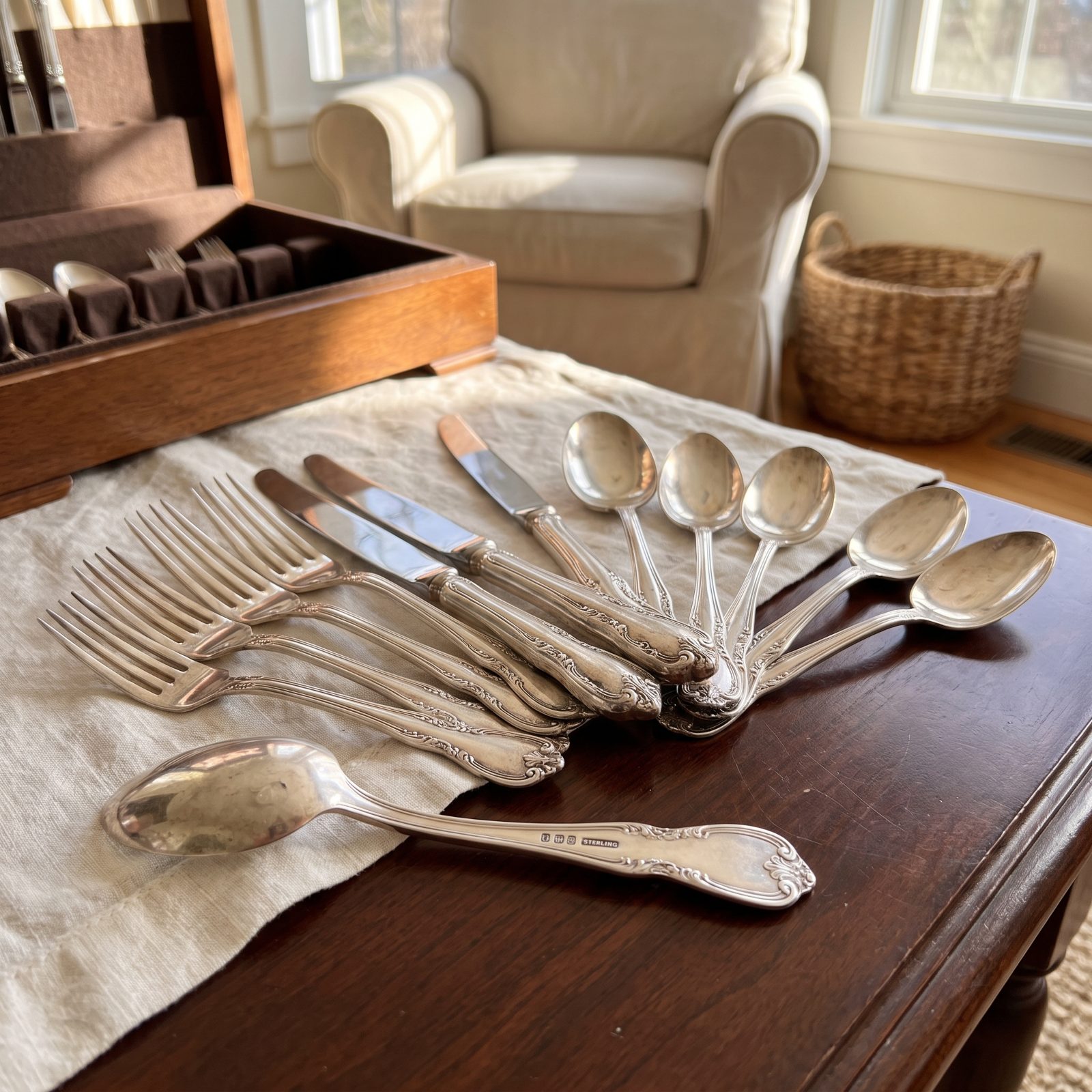 Sterling Silver Flatware Sets: Weight, Maker and a Full Set Beat Melt Value Every Time
