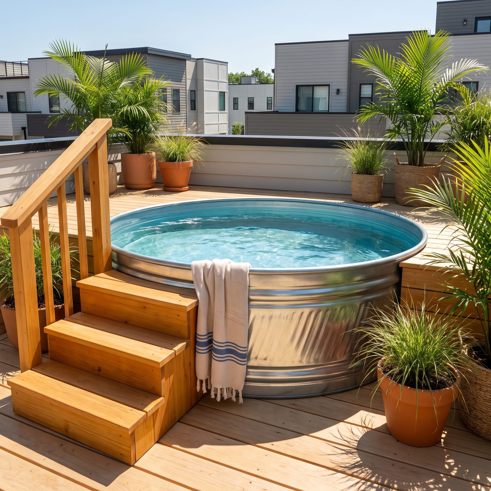 A Stock-Tank Plunge Pool