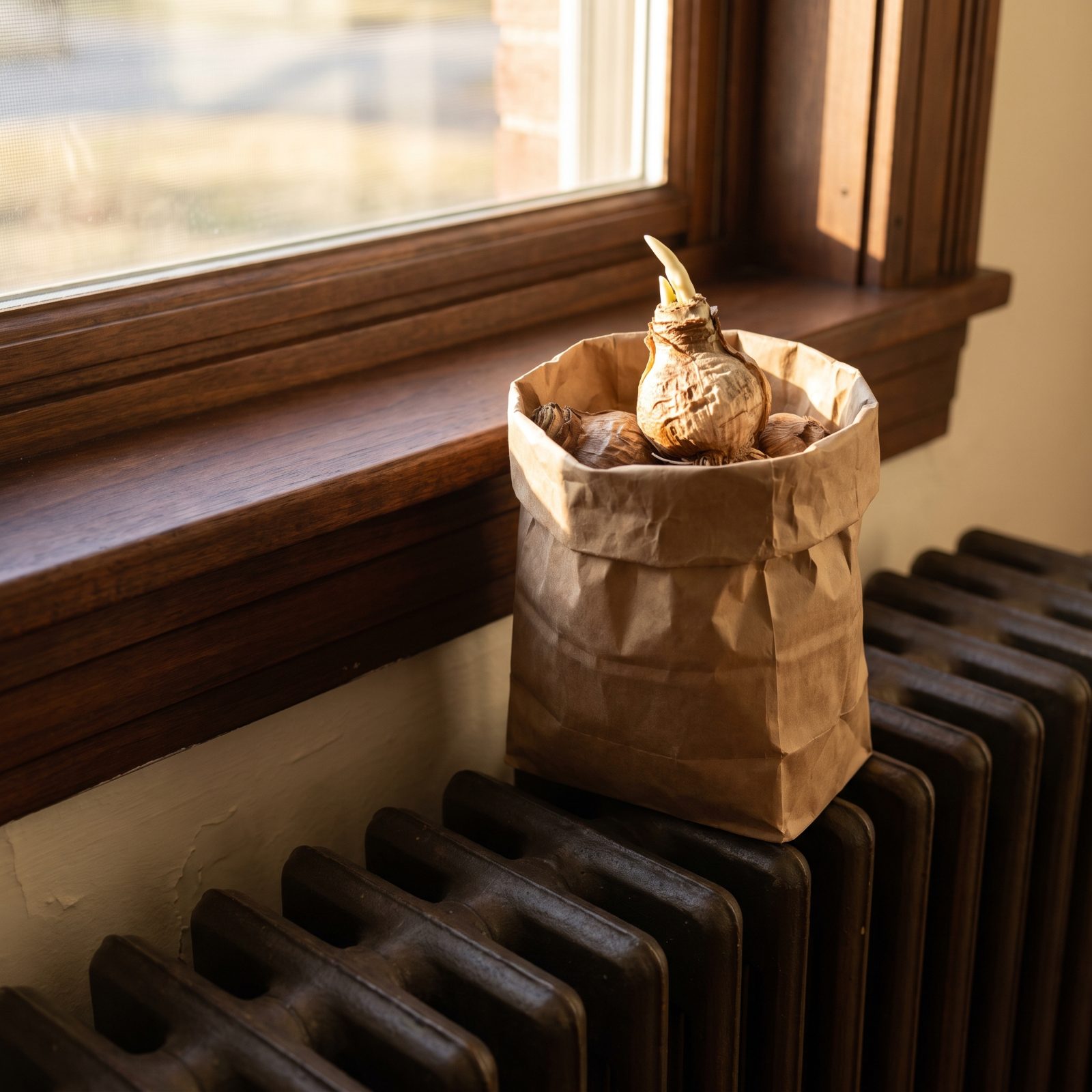 Storing Bulbs in a Warm, Heated Room