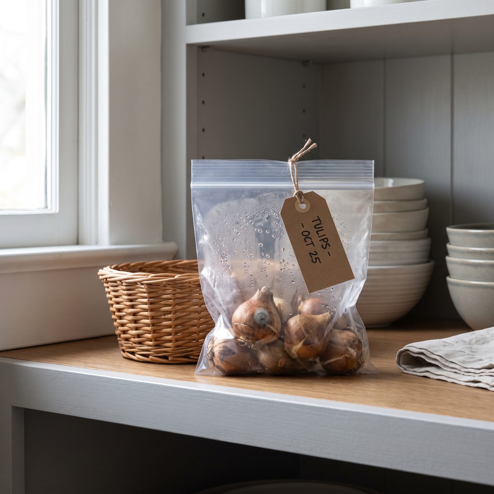 Storing Unplanted Bulbs in Sealed Plastic Bags