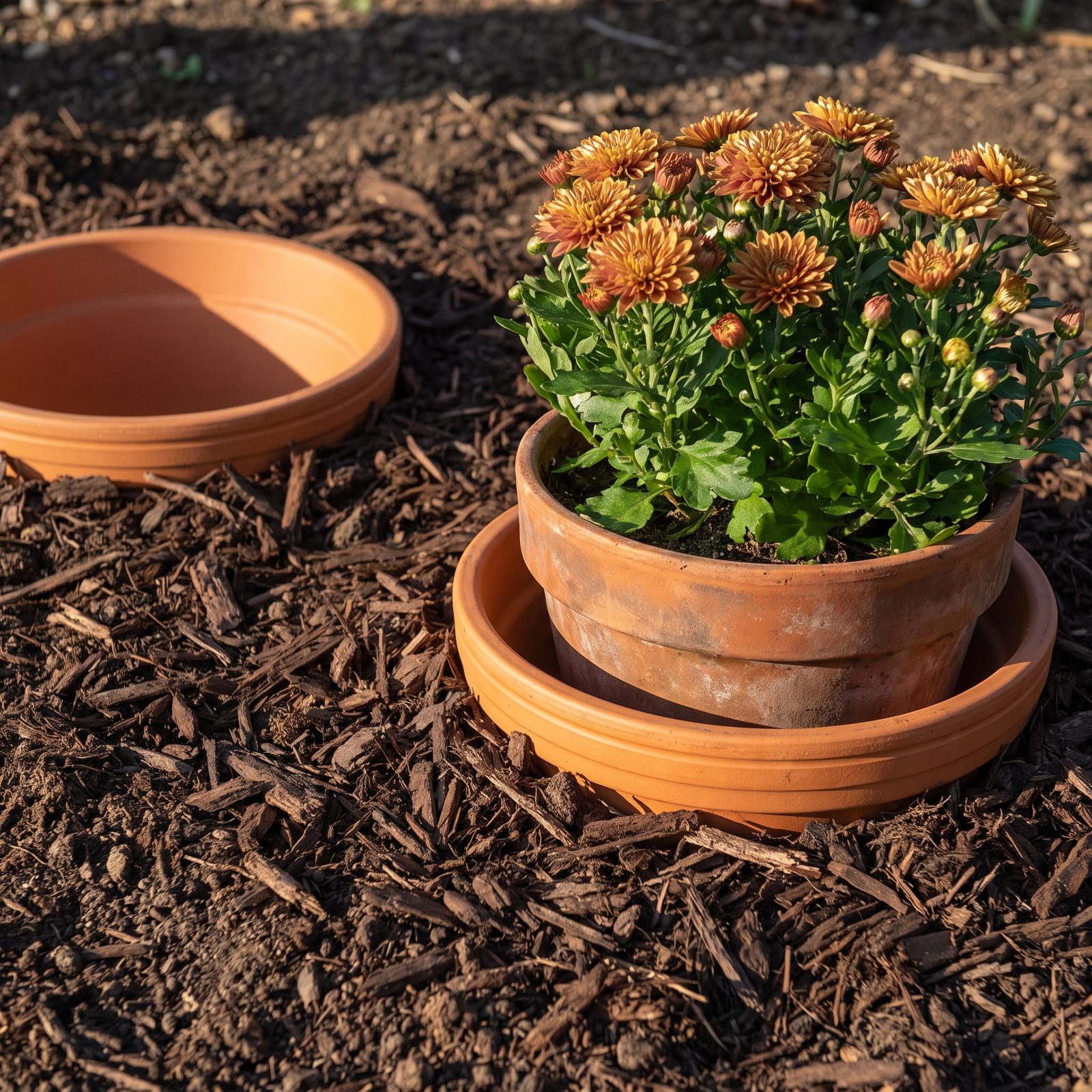 A Sunken Pot-in-Pot Nursery for Swapping Seasonal Displays