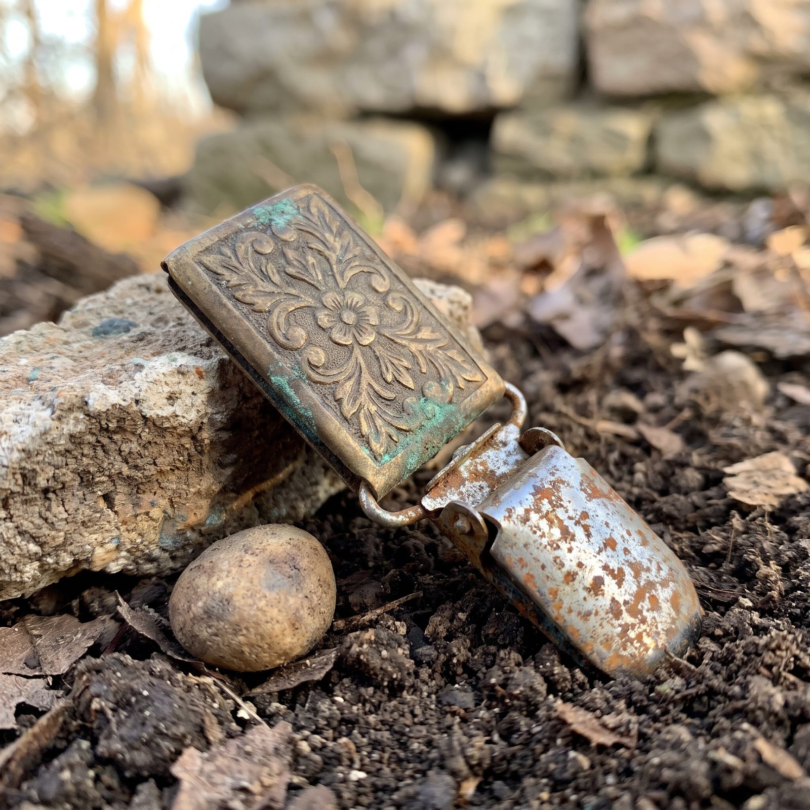 Suspender Clips: Decorated Fasteners Common Around Former Homesites