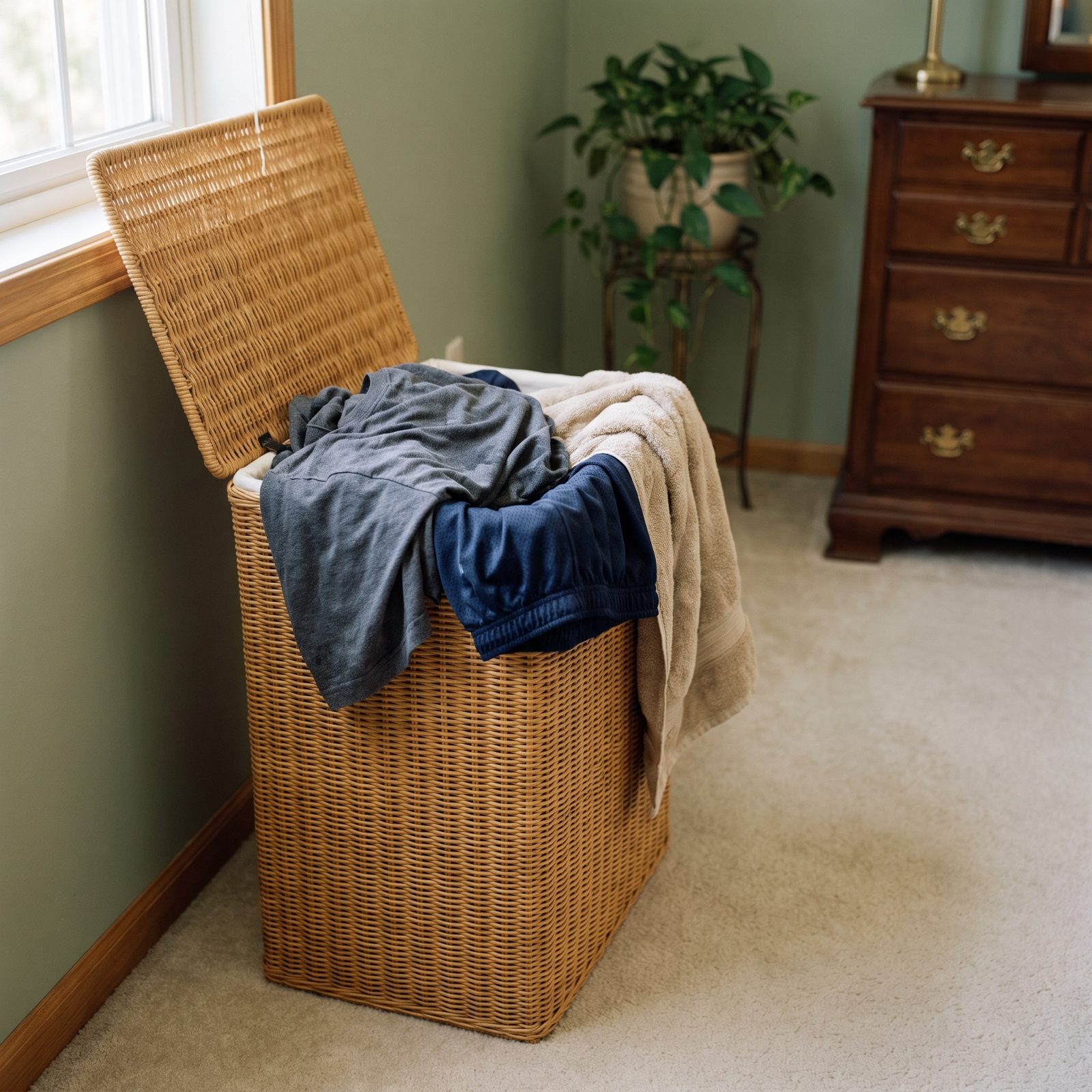 Sweaty Clothes Fermenting in a Closed Hamper