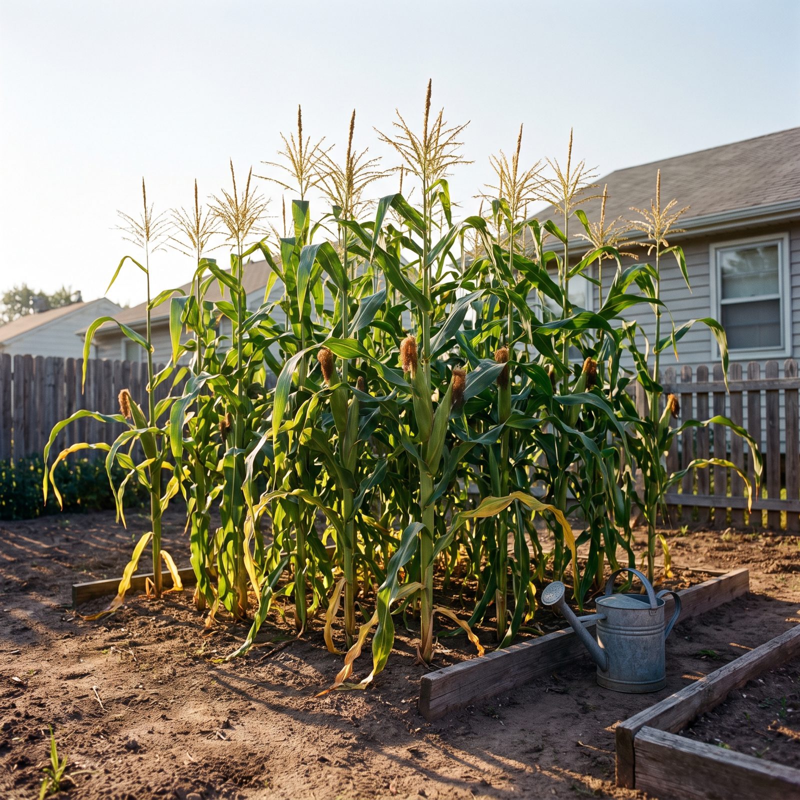 Sweet Corn Planted in a Pollination-Friendly Block