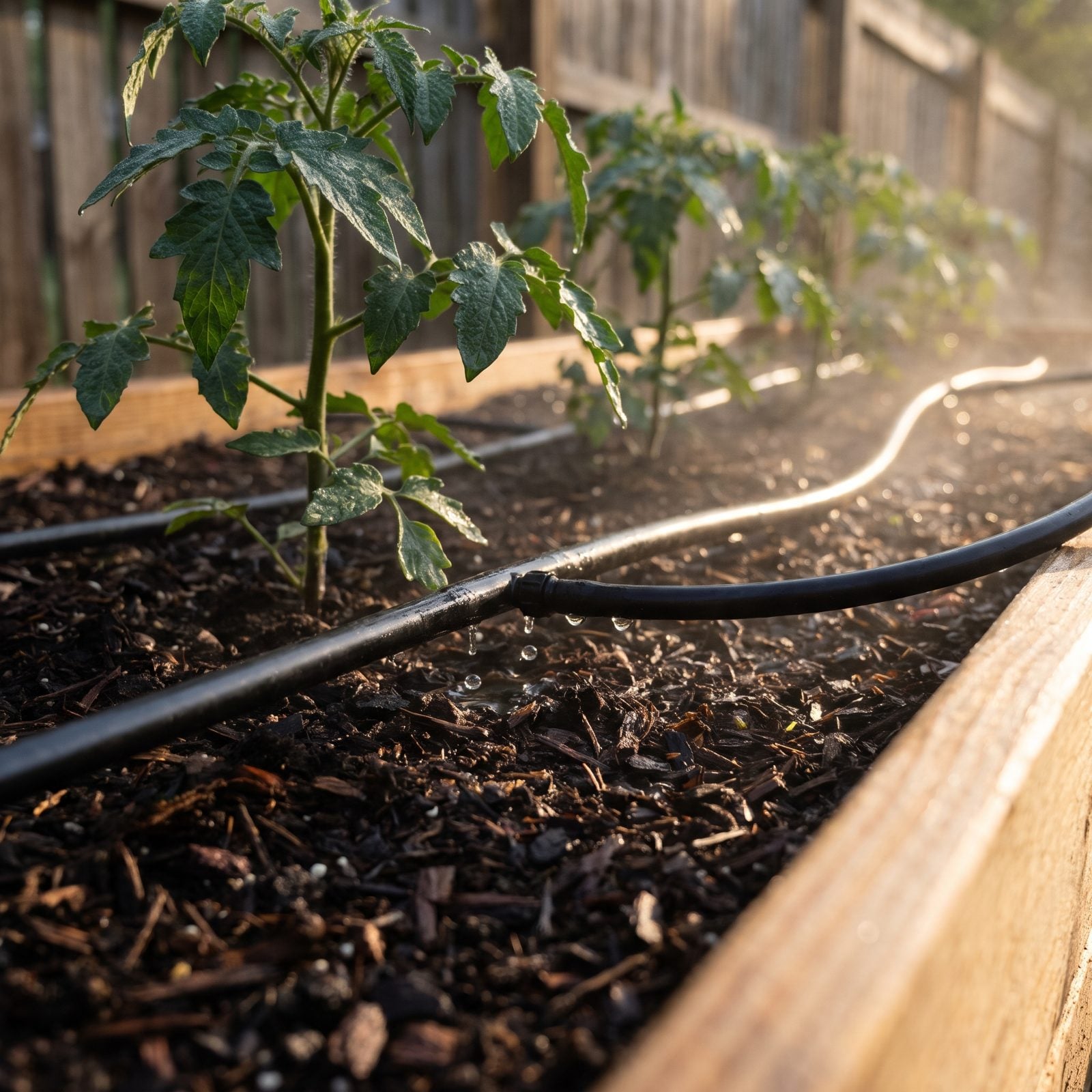 Switch to Drip Lines and Water Before Breakfast
