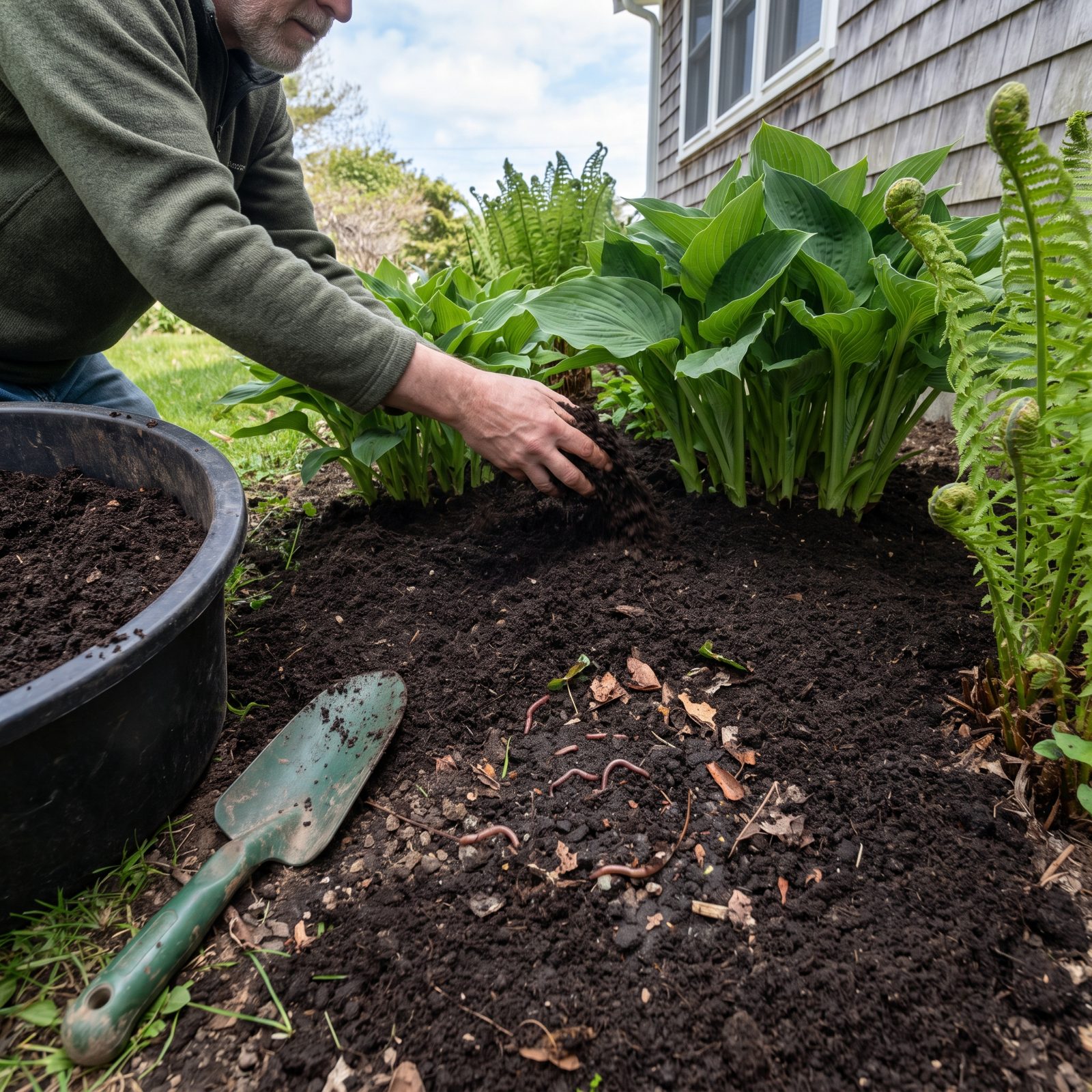 Top-Dress Beds Instead of Digging In Compost