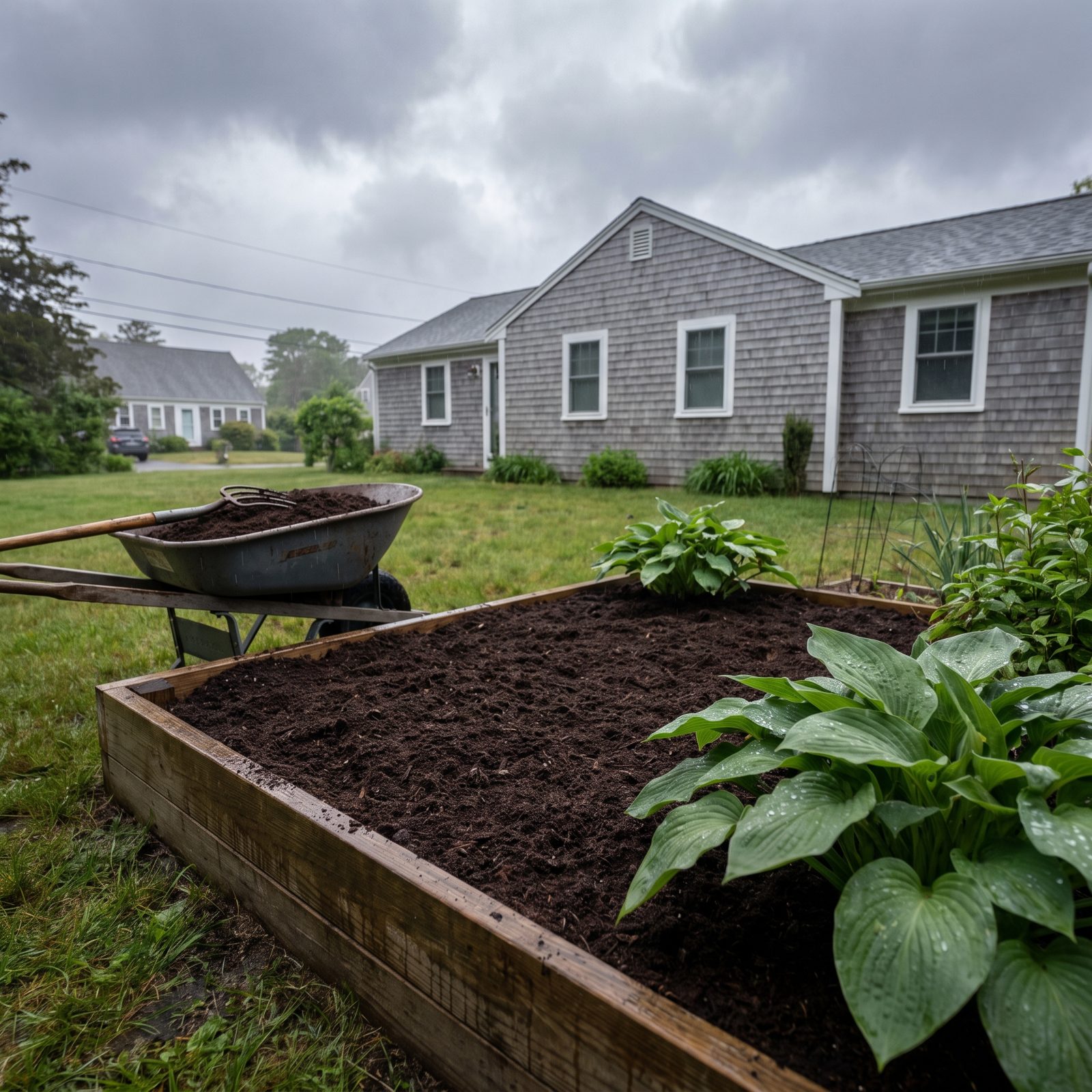 Top-Dress Beds Right Before Steady Rain Is Forecast
