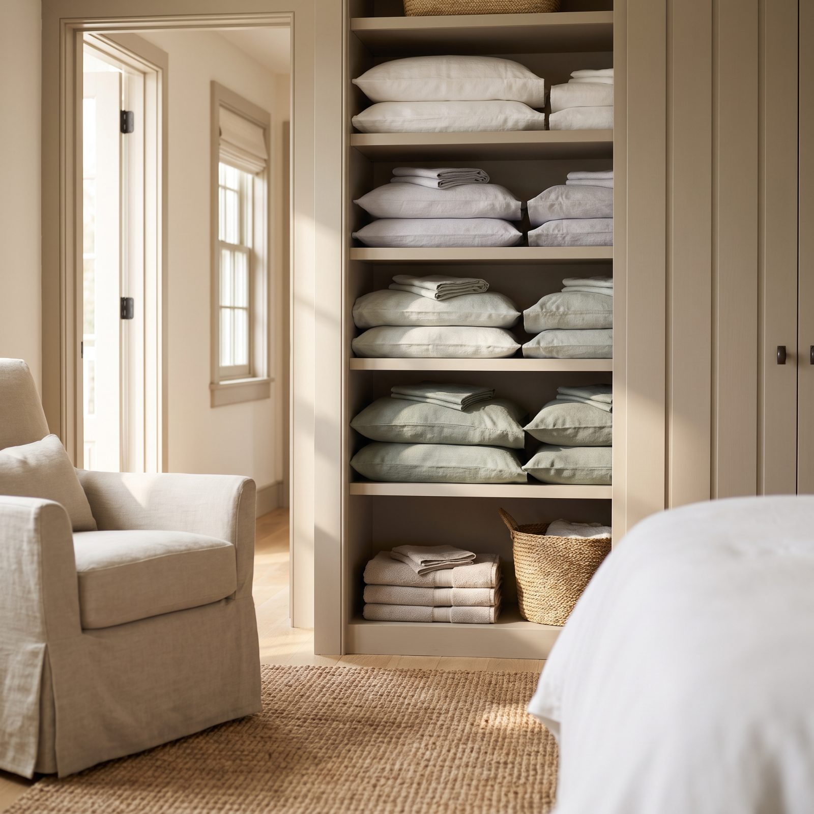 Tucking Each Sheet Set Inside Its Own Pillowcase