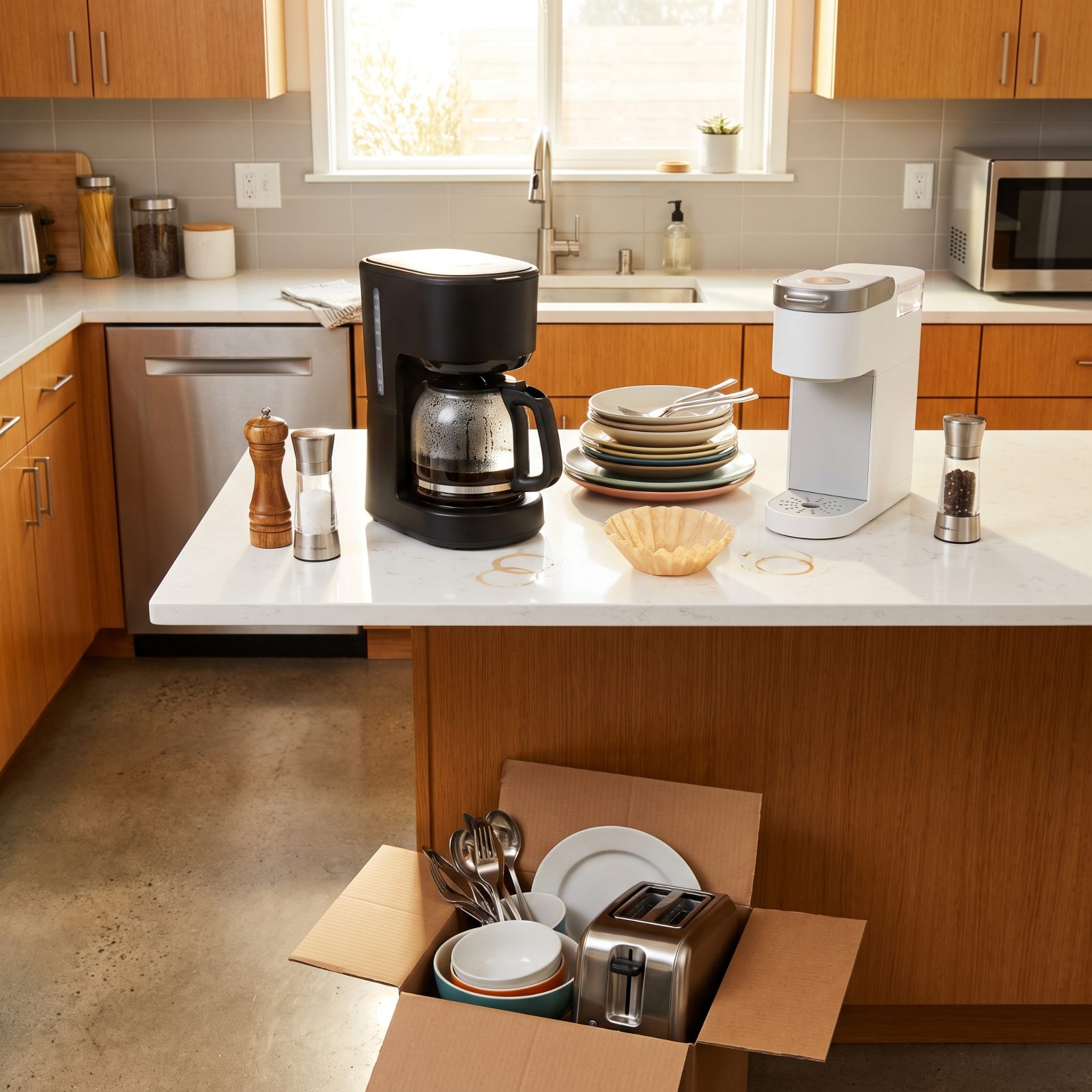 Two Coffee Makers Reveal a Life Built for Two