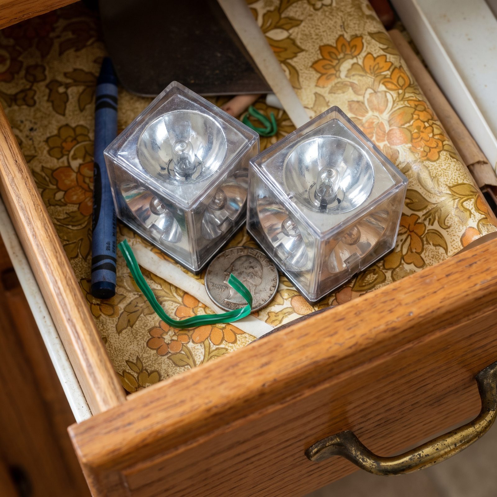 Unused Instamatic Flashcubes Saved After Family Parties and Holidays