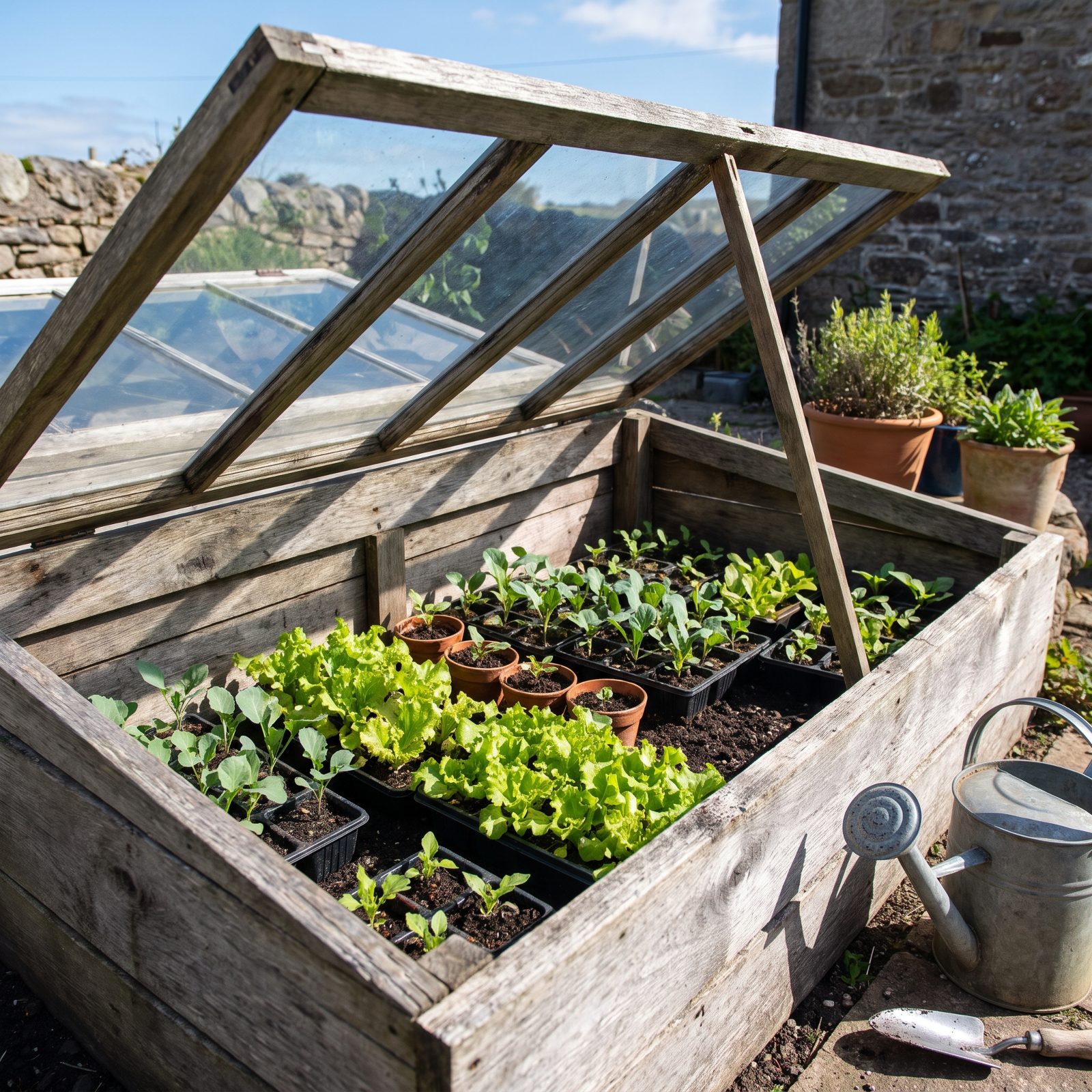 Use a Cold Frame to Harden Seedlings and Extend the Season