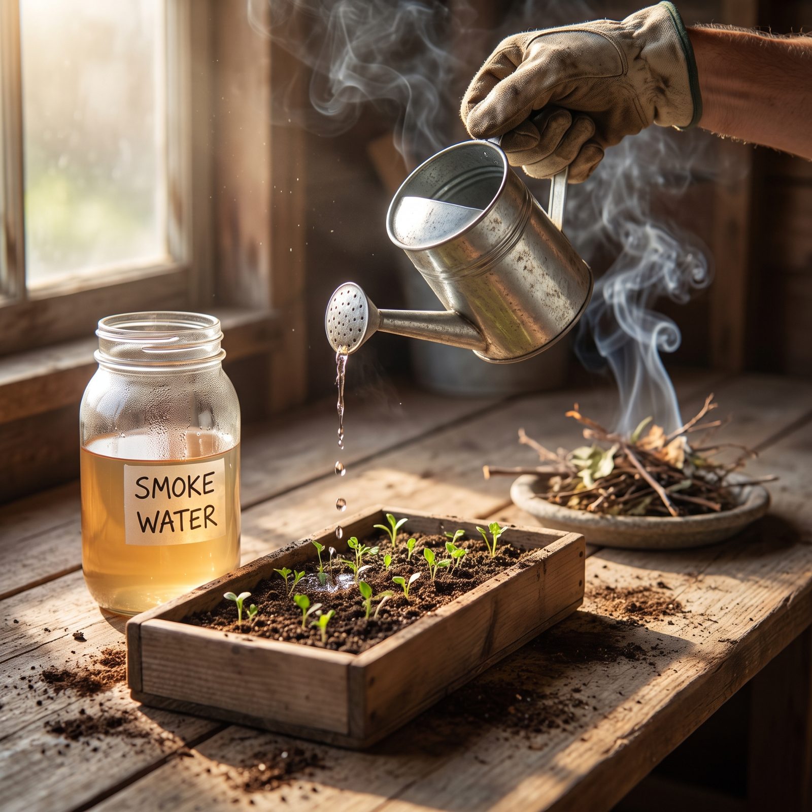Use Smoke Water to Wake Up Fire-Adapted Seeds
