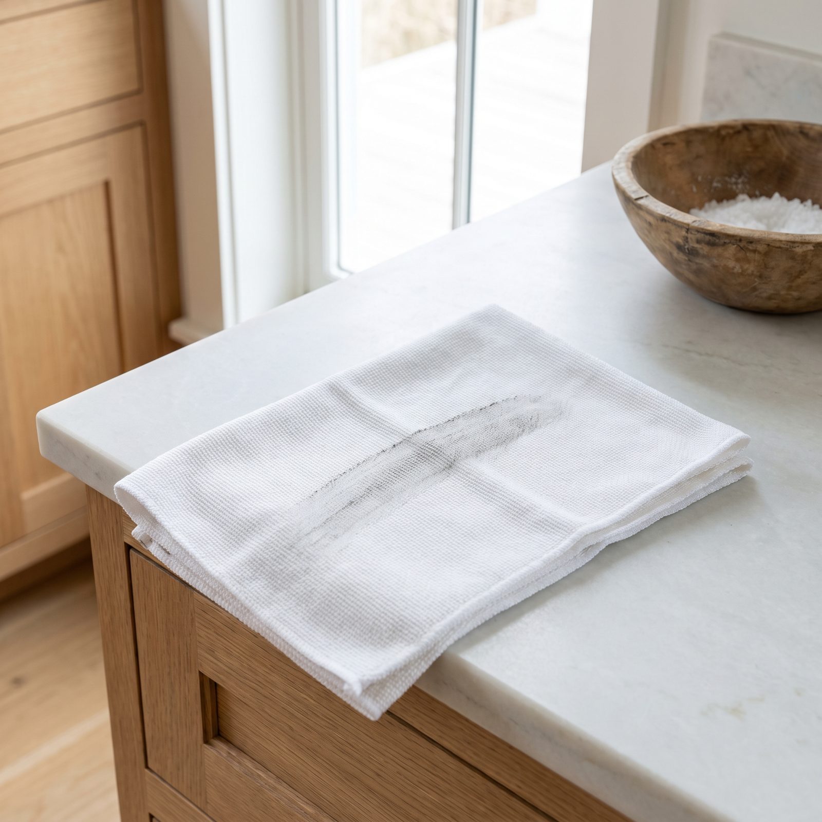 Using White Cloths to Check for Soil You Can't See