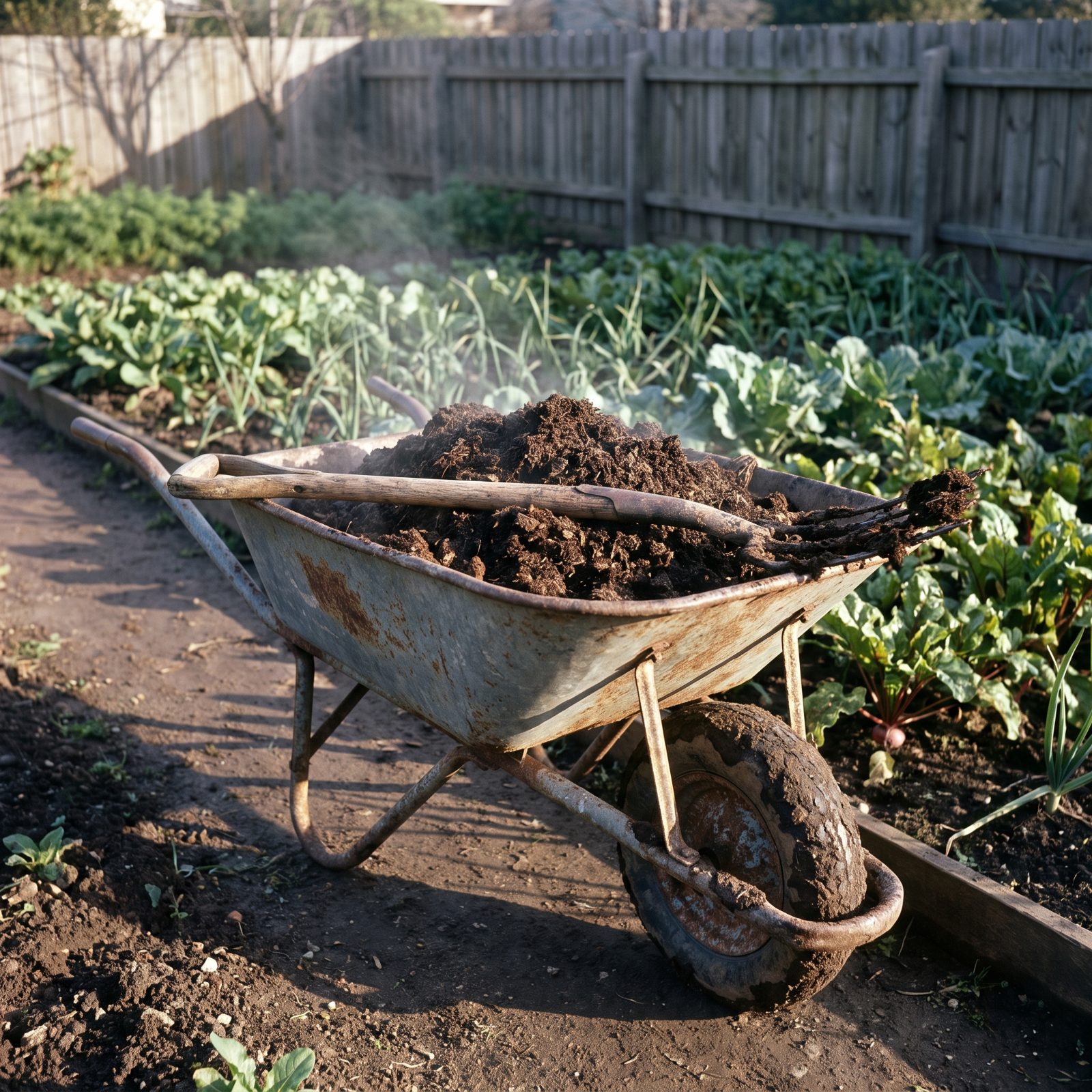 Wheelbarrow Loads of Well-Rotted Manure
