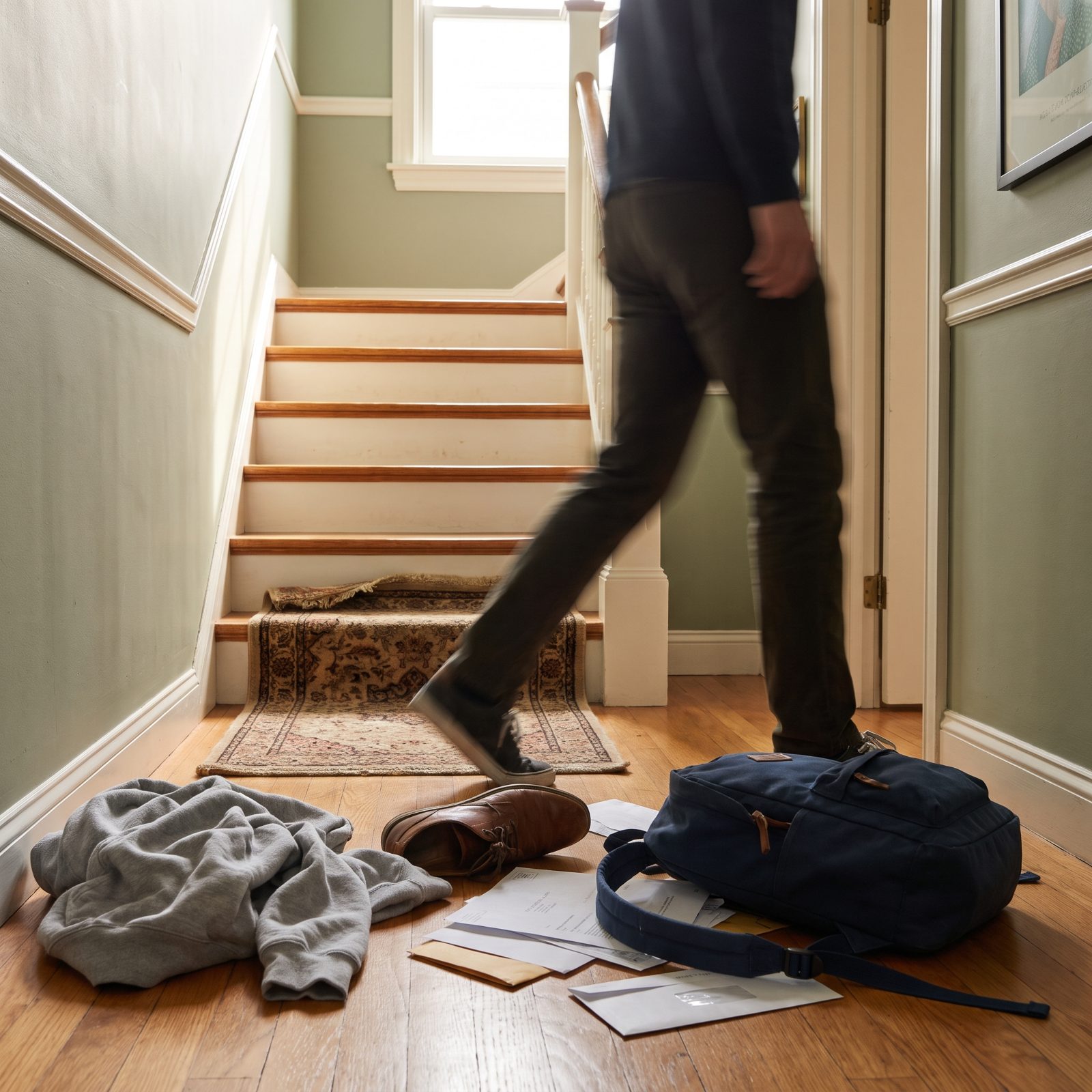 The Whole Family Steps Over the Same Mess