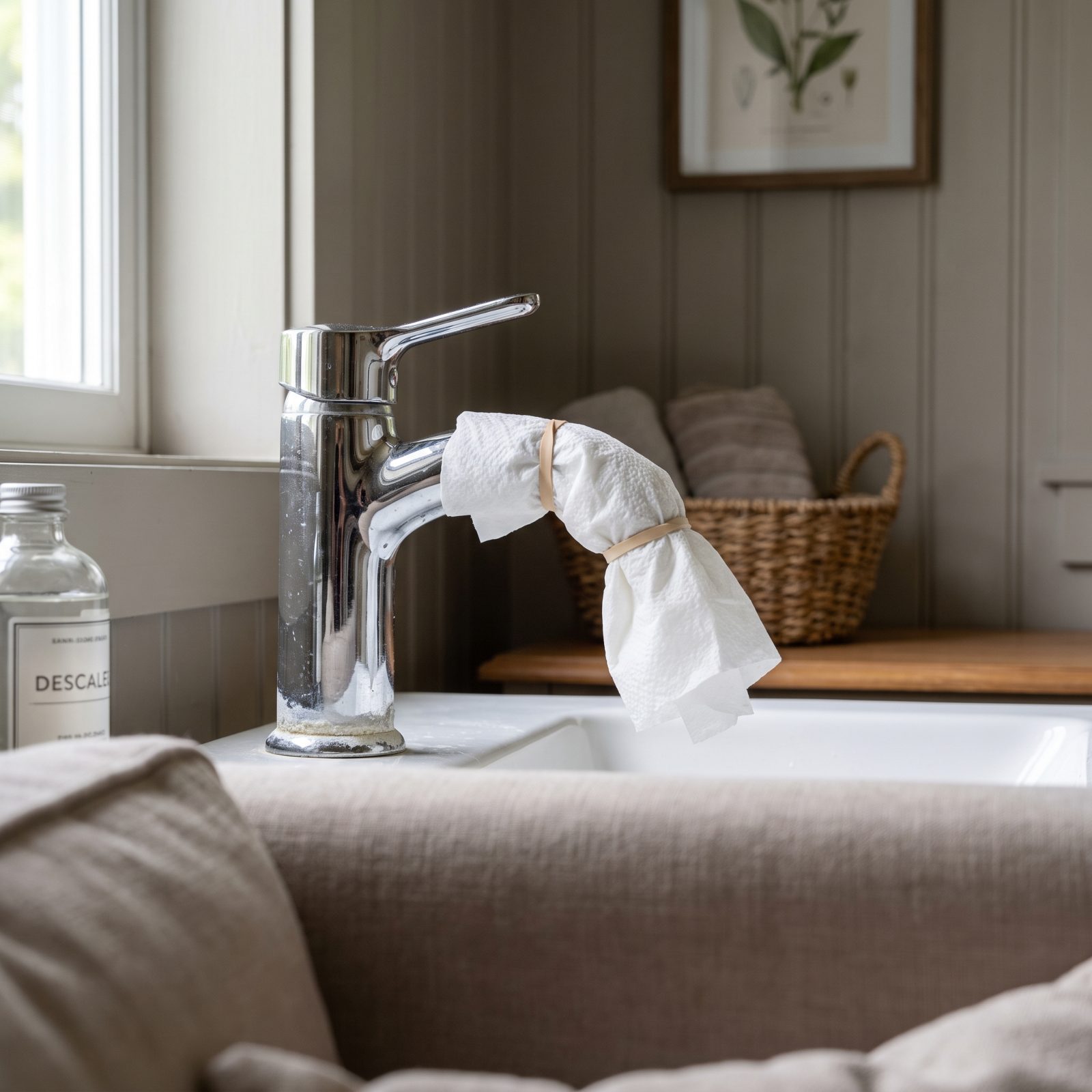 Wrapping Crusted Faucets for a Targeted Soak