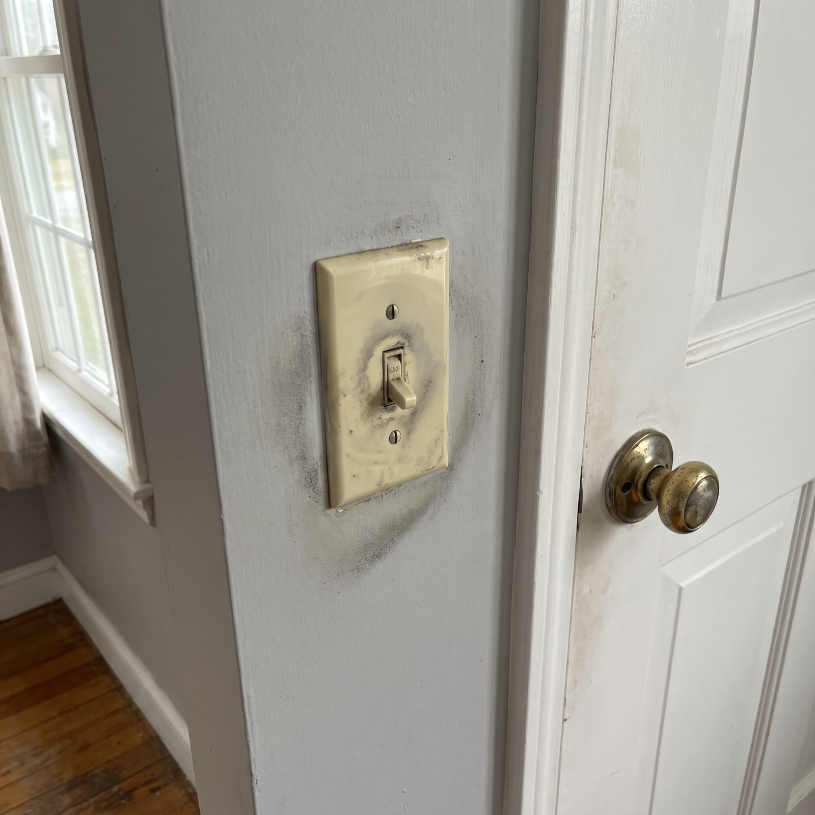 Yellowed Switch Plates and Grimy Door Handles