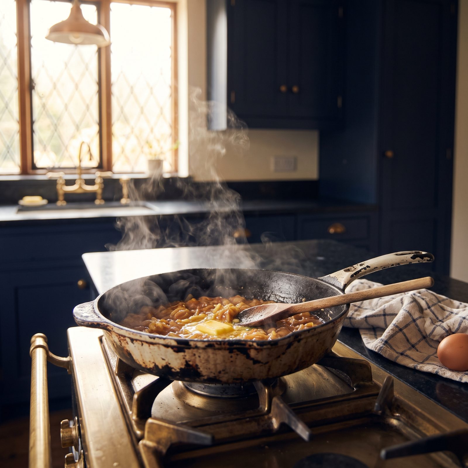 You Cook One Last Meal in the Chipped Pan