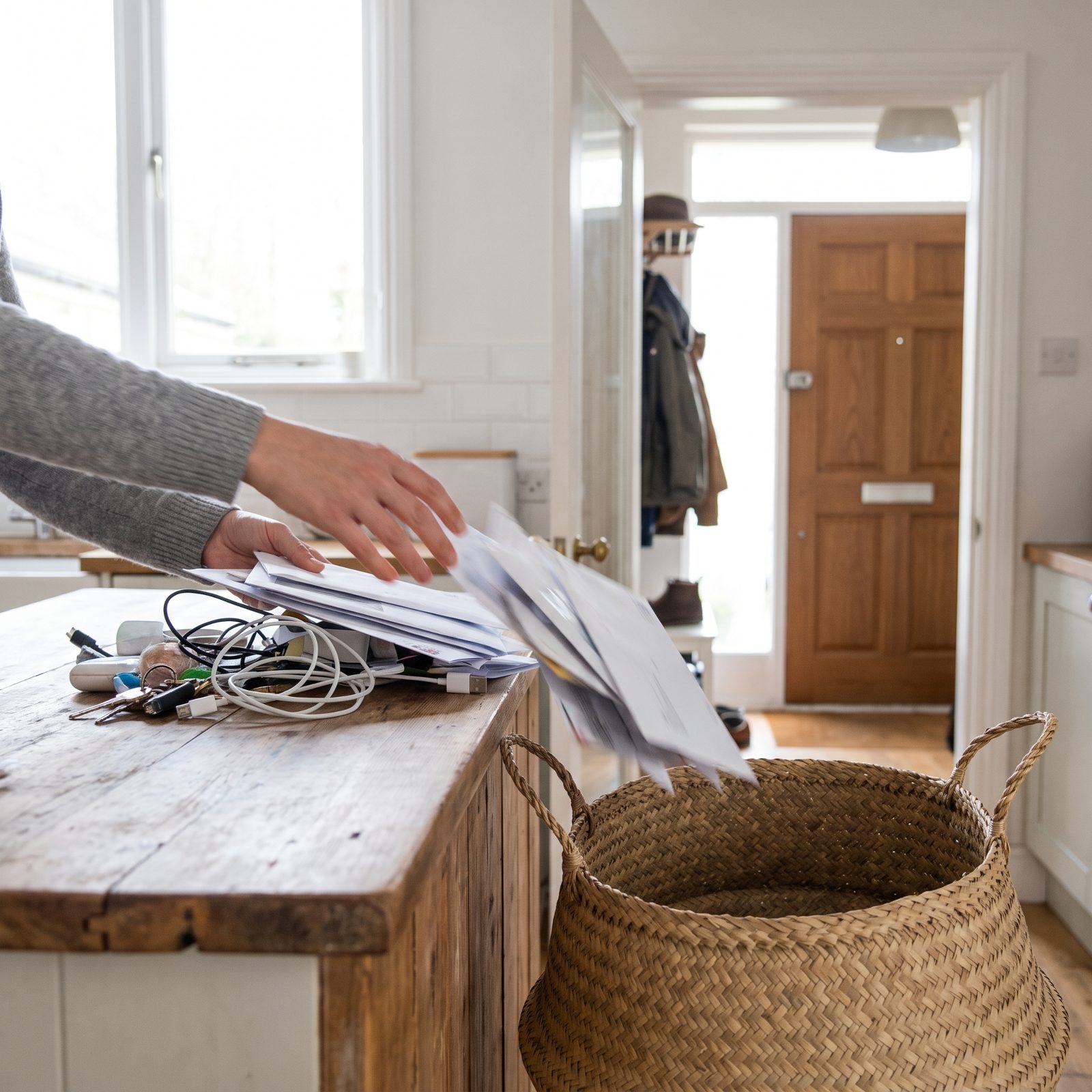 You Hide Counter Clutter Before Anyone Comes Over