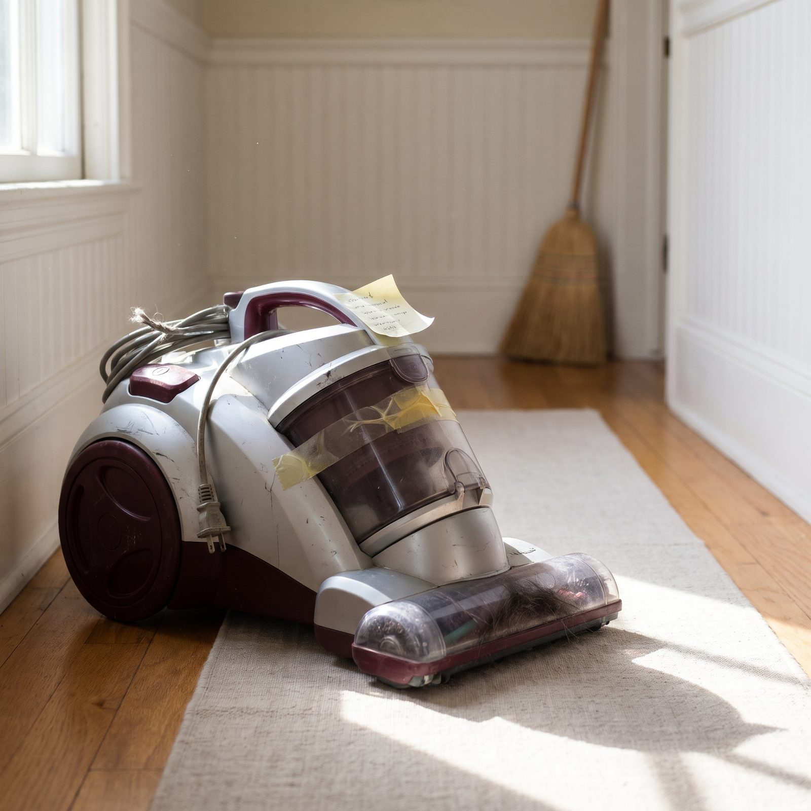 You Keep a Broken Vacuum Because It Cost Plenty