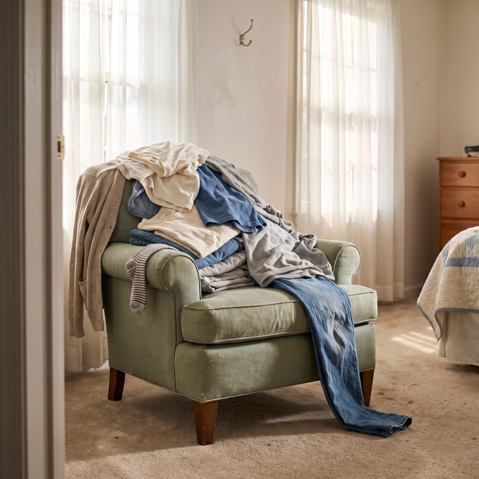You Let the Laundry Chair Back Into Your Life