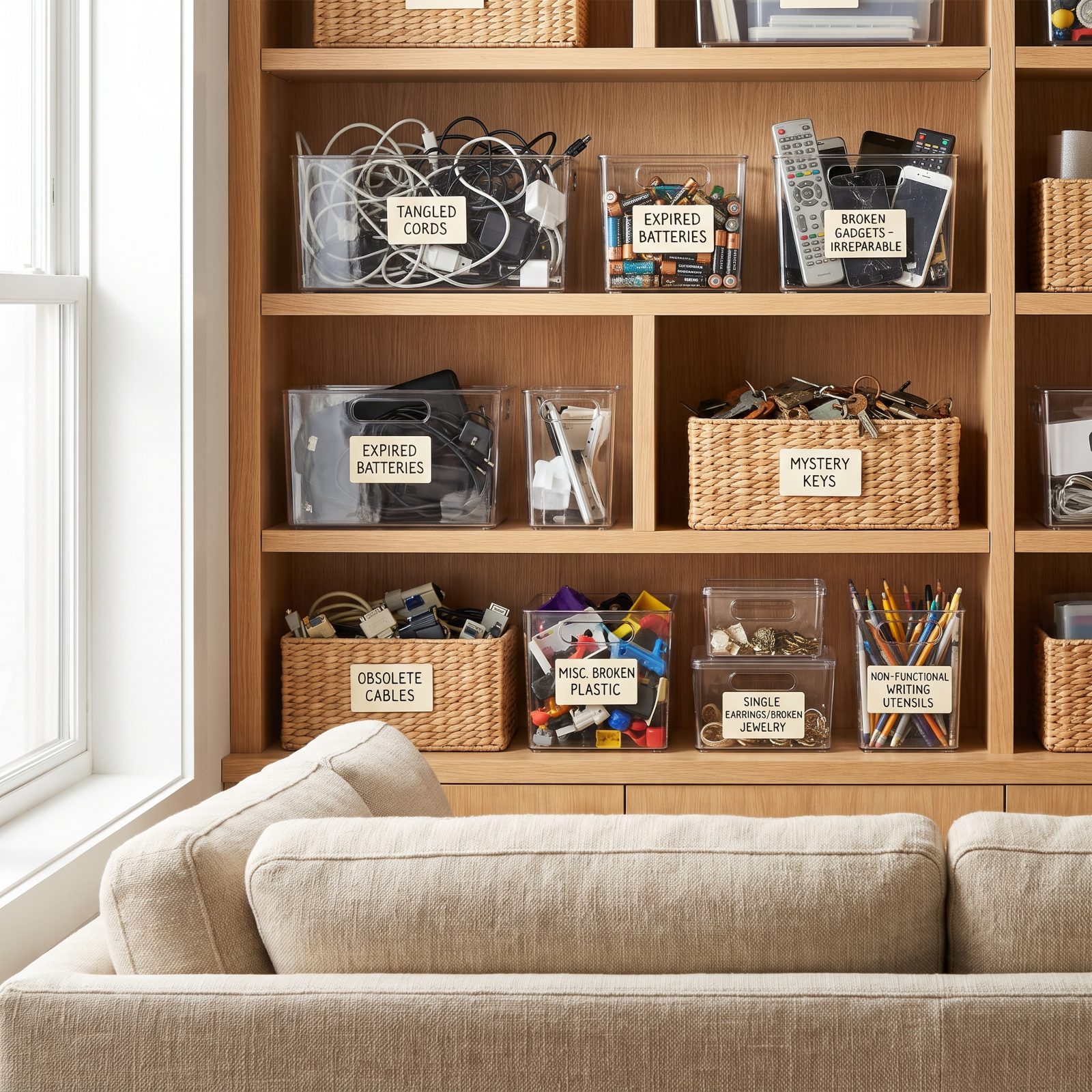 You Organize Clutter Instead of Breaking Up With It